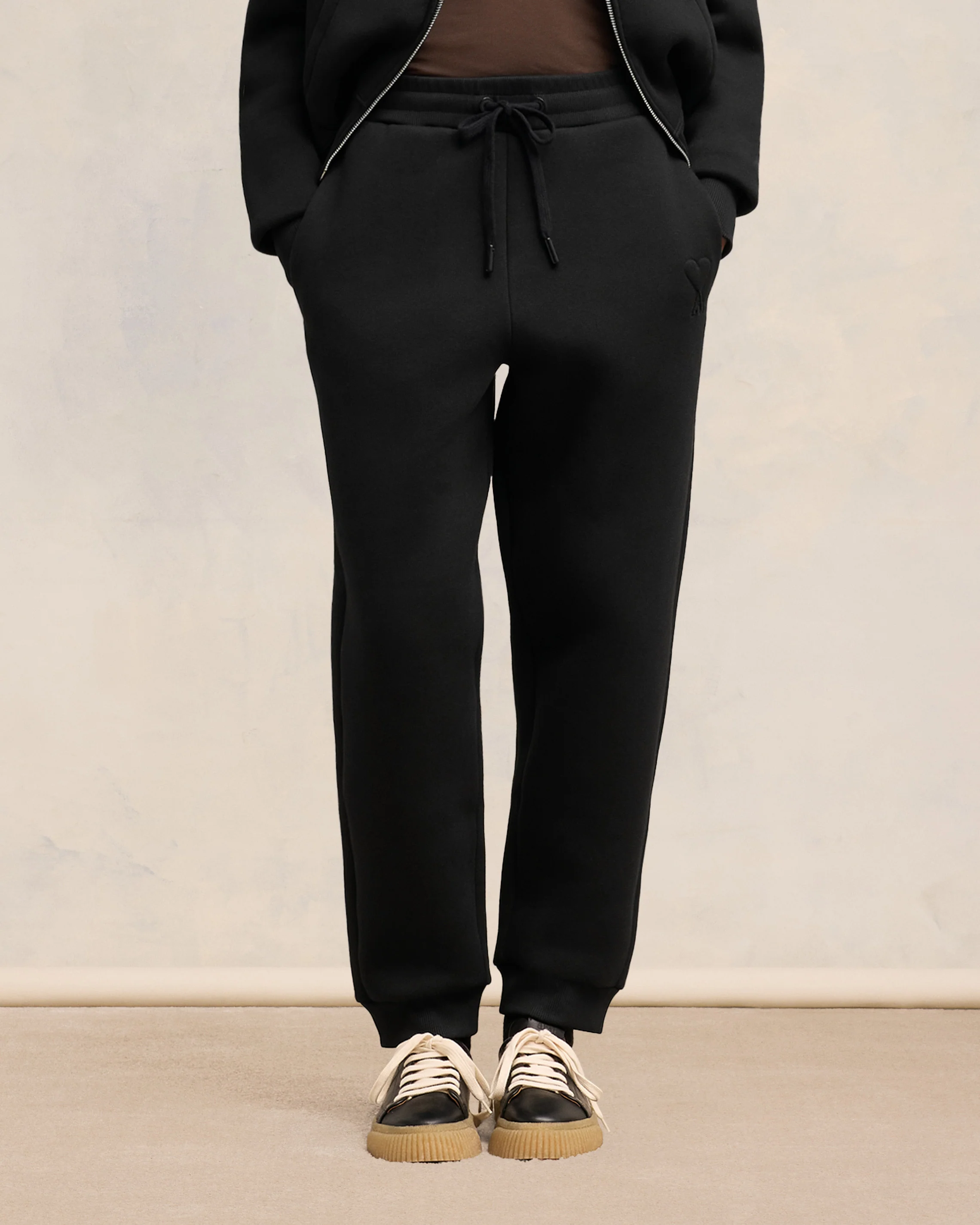 Black Ami De Coeur Track Pants - leoleo123123