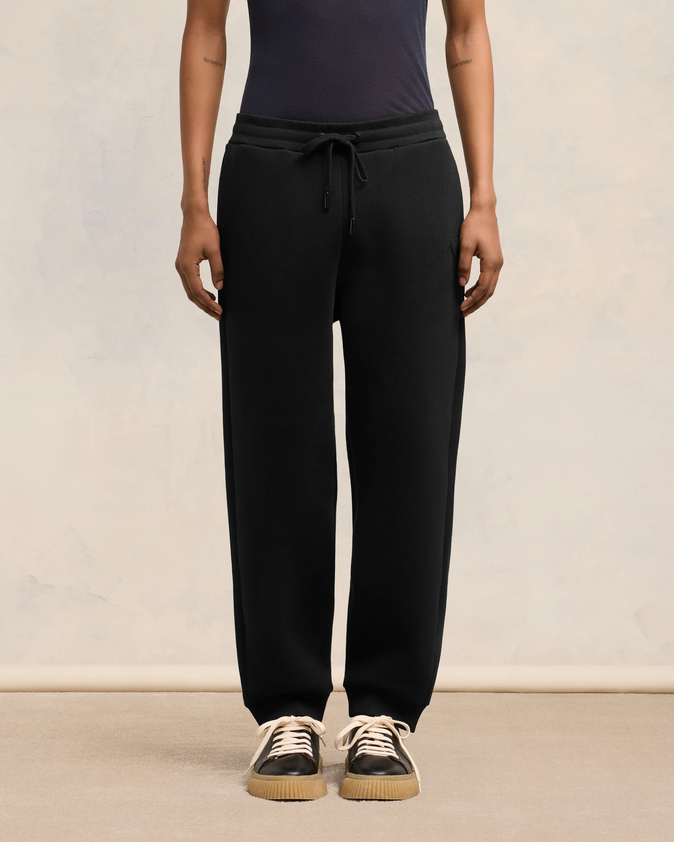 Black Ami De Coeur Track Pants - leoleo123123
