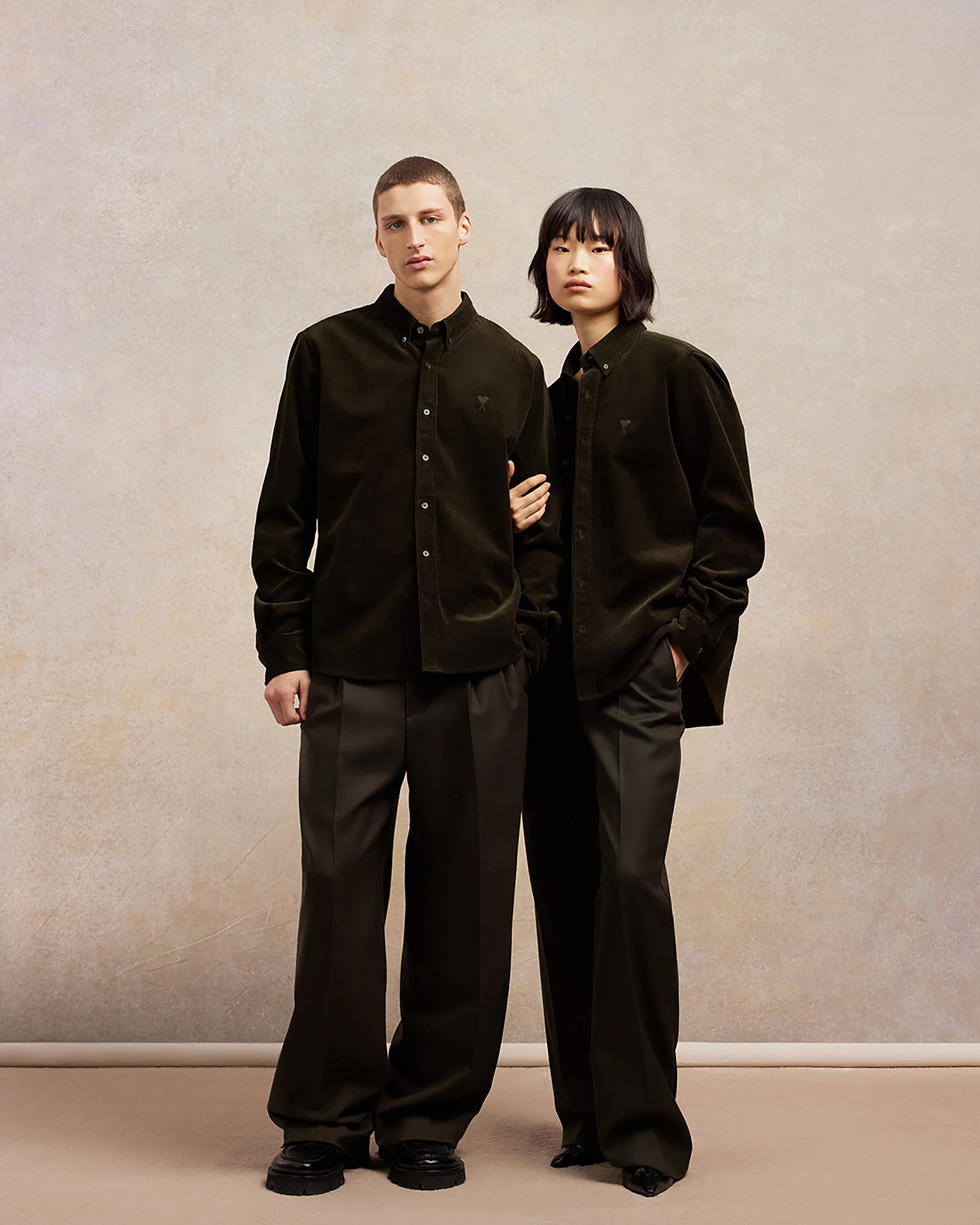 Dark Coffee Classic Fit Shirt - leoleo123123