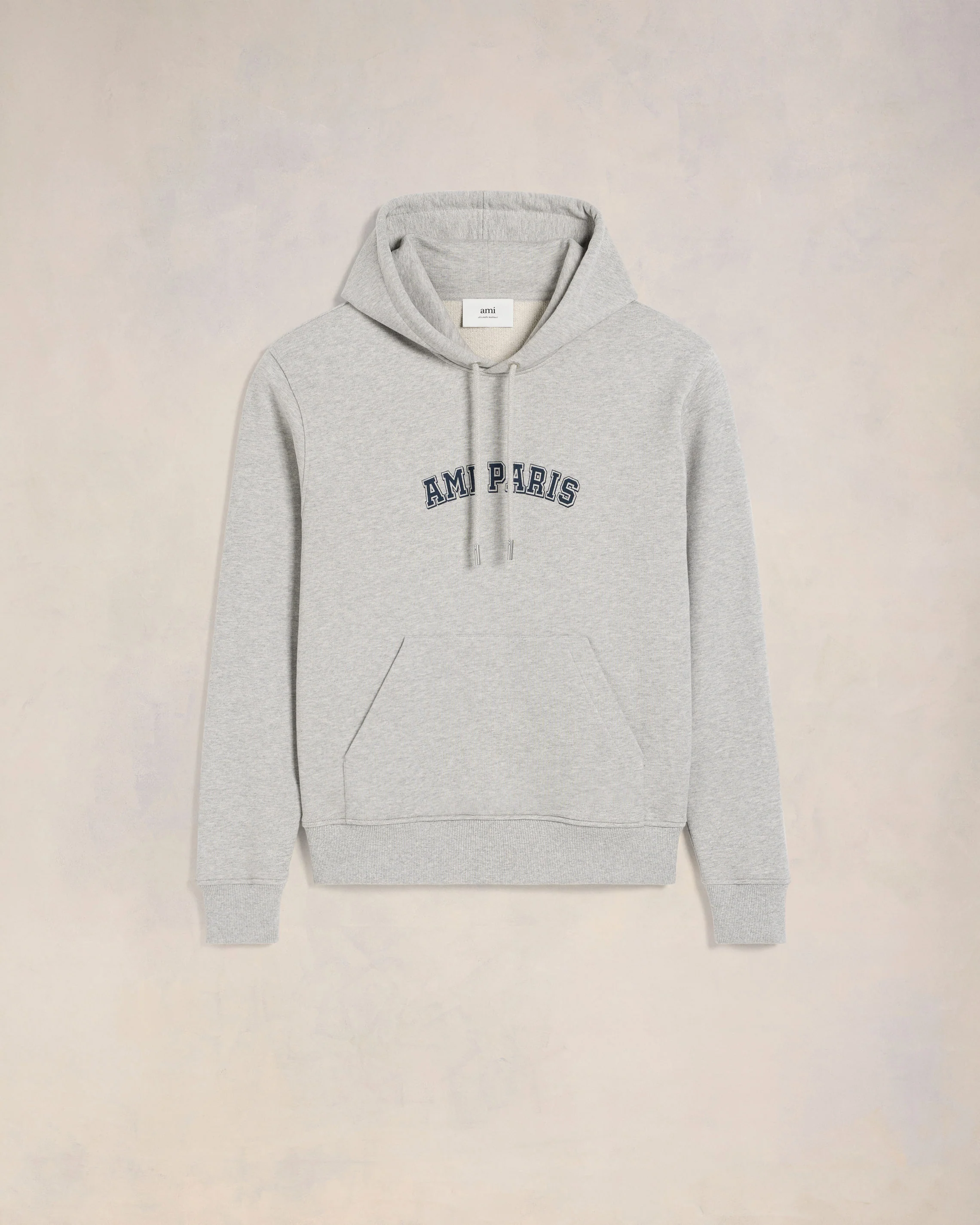 Heather Ash Grey Ami Paris Hoodie - leoleo123123