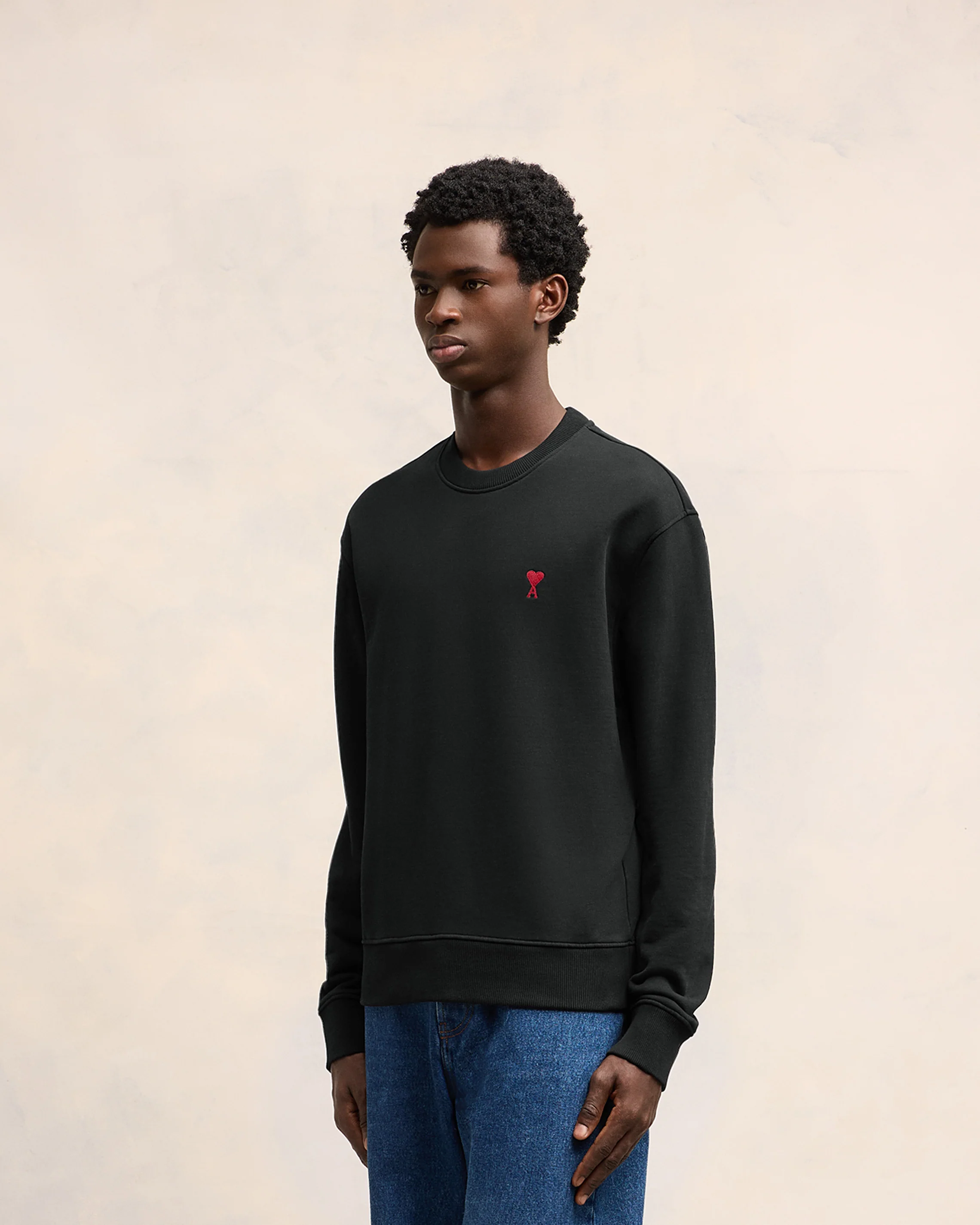 Black Red Ami De Coeur Sweatshirt - leoleo123123