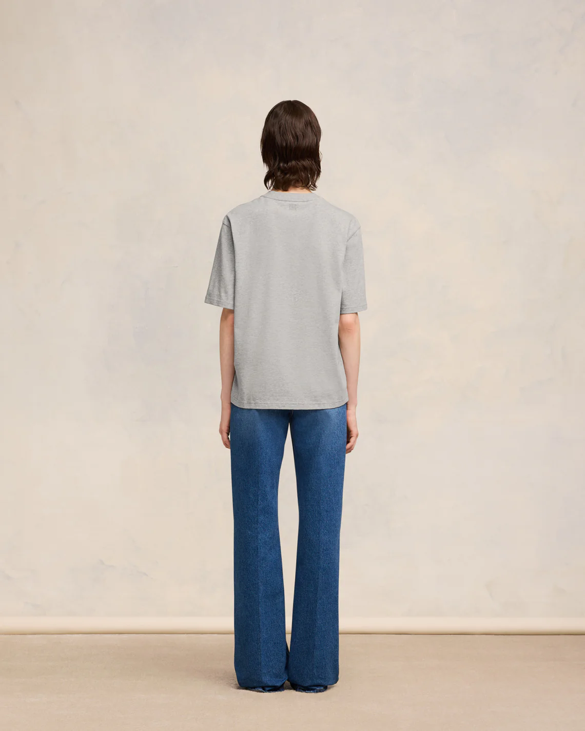 Heather Ash Grey/Cashmere Blue Ami De Coeur T-Shirt - leoleo123123