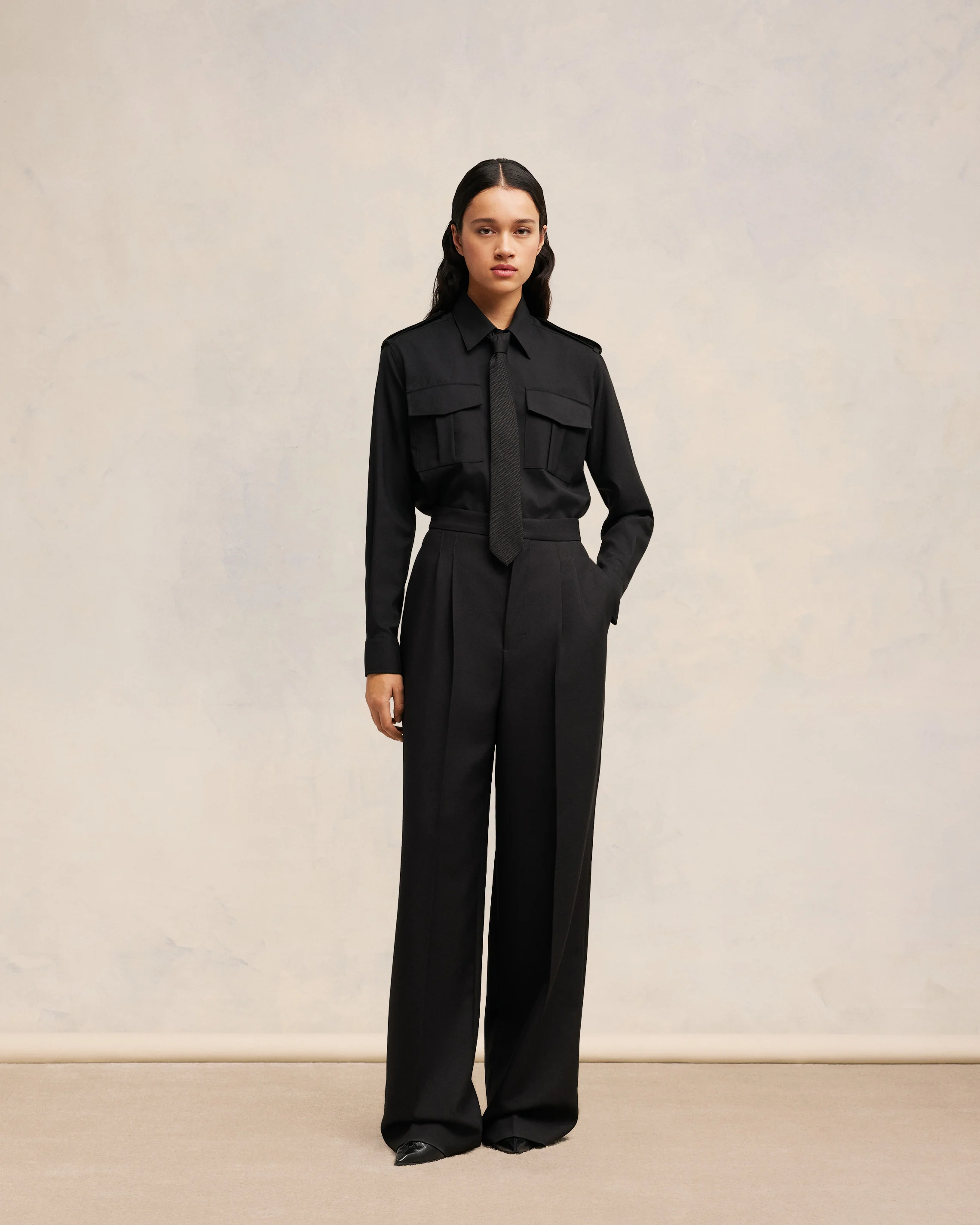 Black Military Shirt - leoleo123123