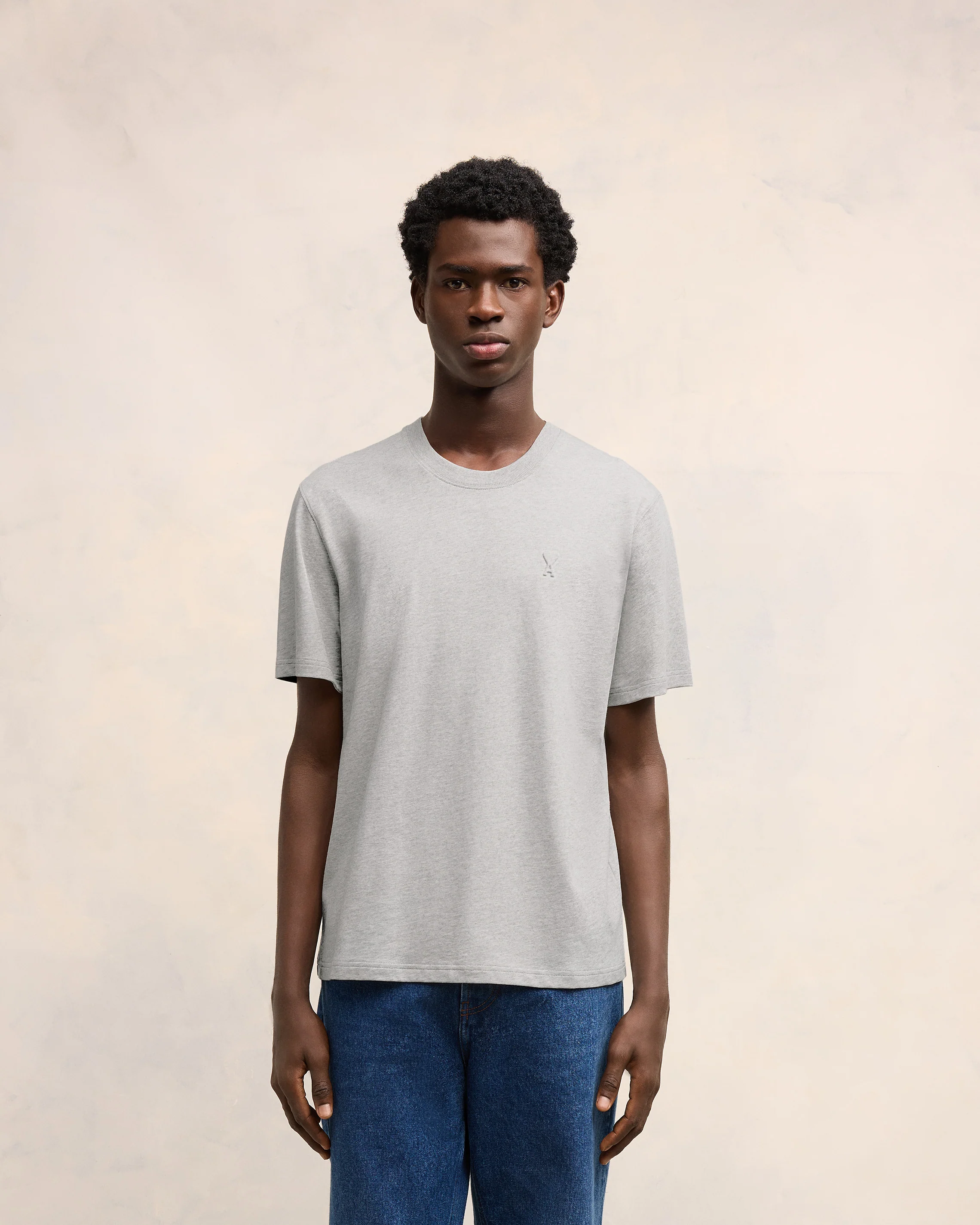 Heather Ash Grey Ami De Coeur T-Shirt - leoleo123123