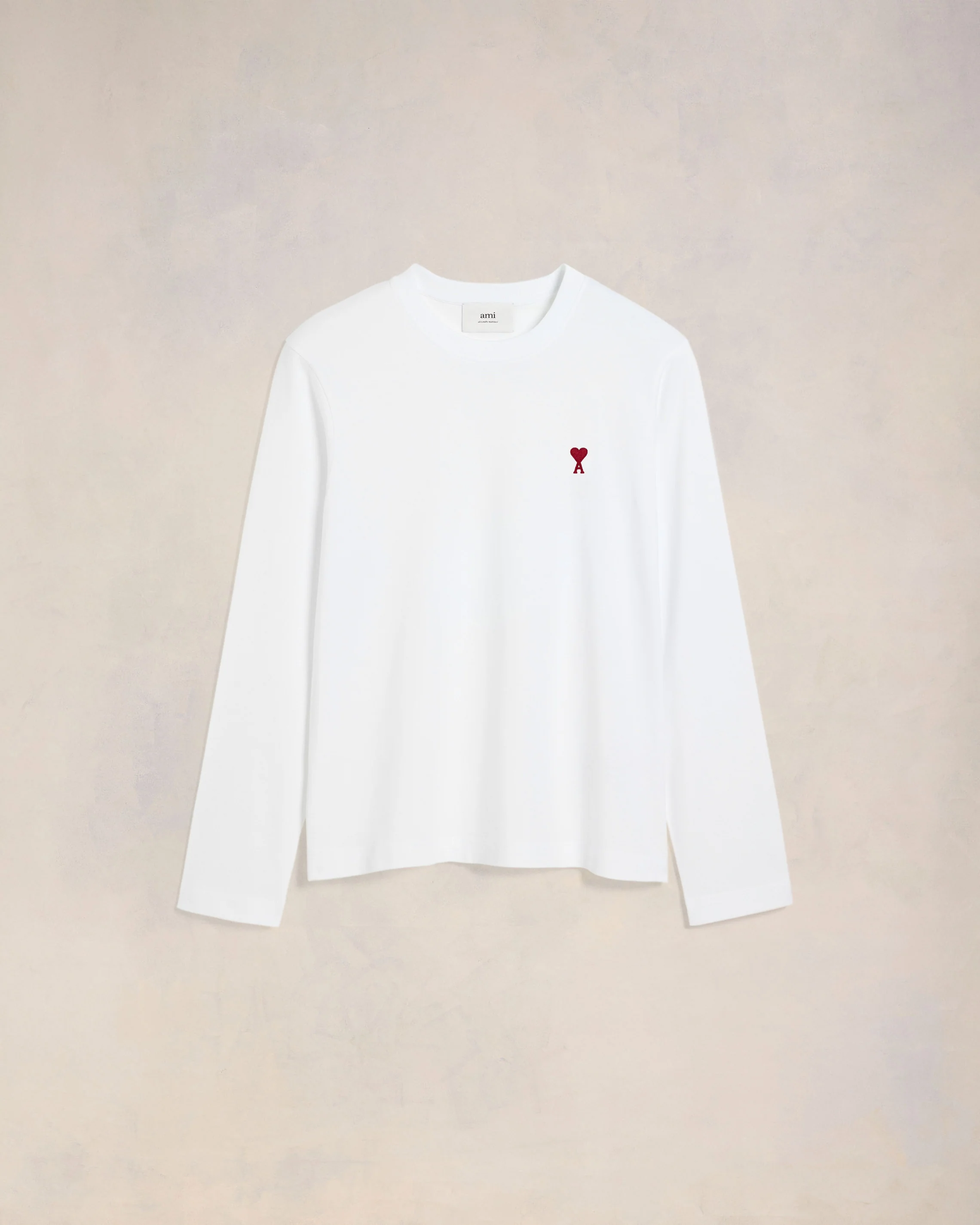White Red Ami De Coeur Long Sleeves T-Shirt - leoleo123123