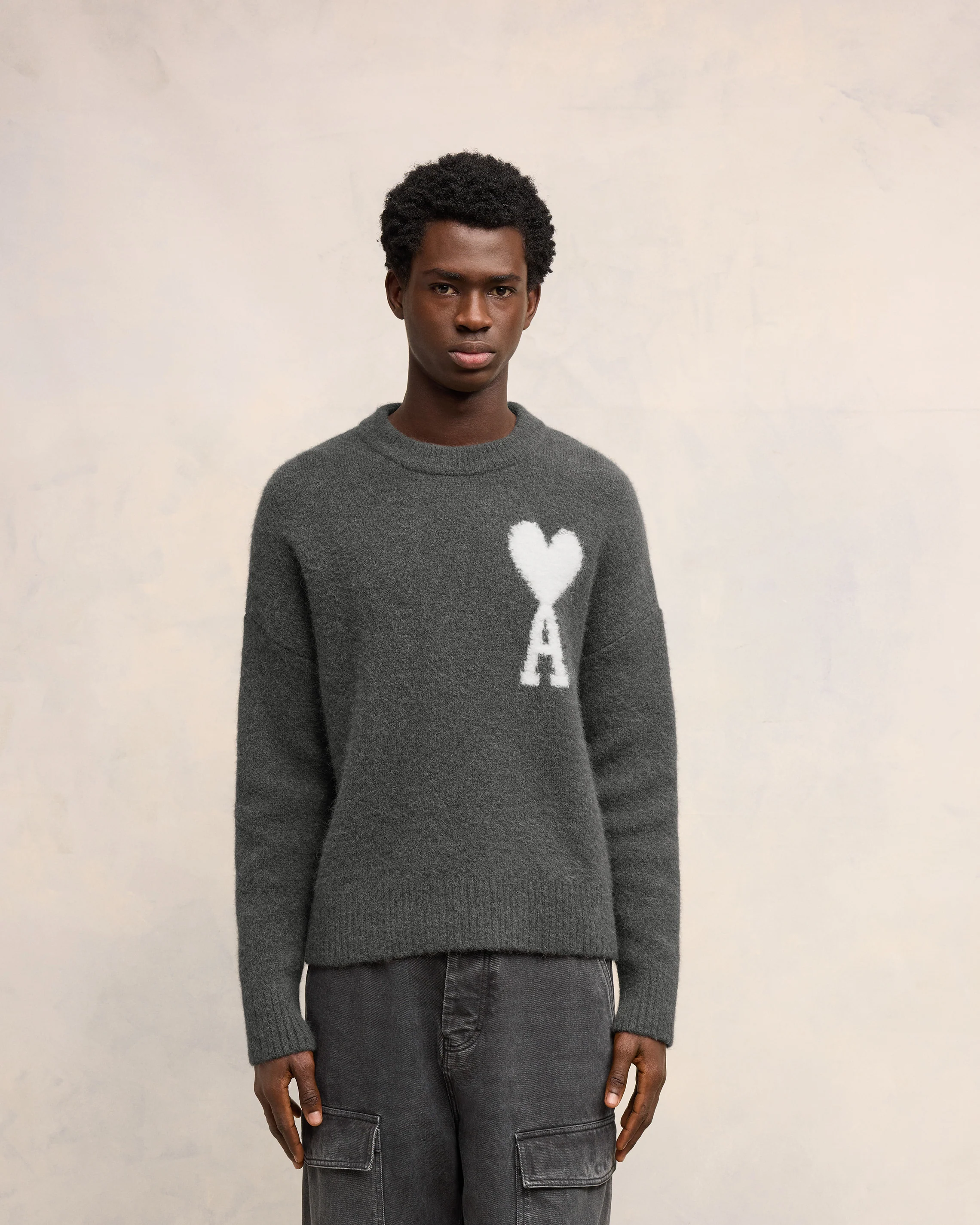 Alpaca Wool Jumper | Ami De Coeur | Ami Paris US - leoleo123123