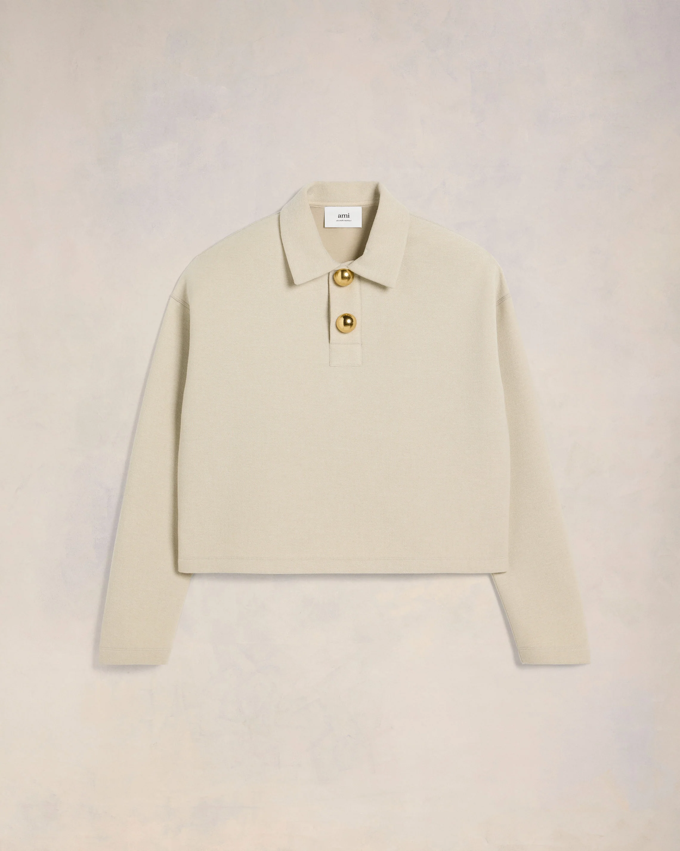 Sand Ami Cropped Polo - leoleo123123