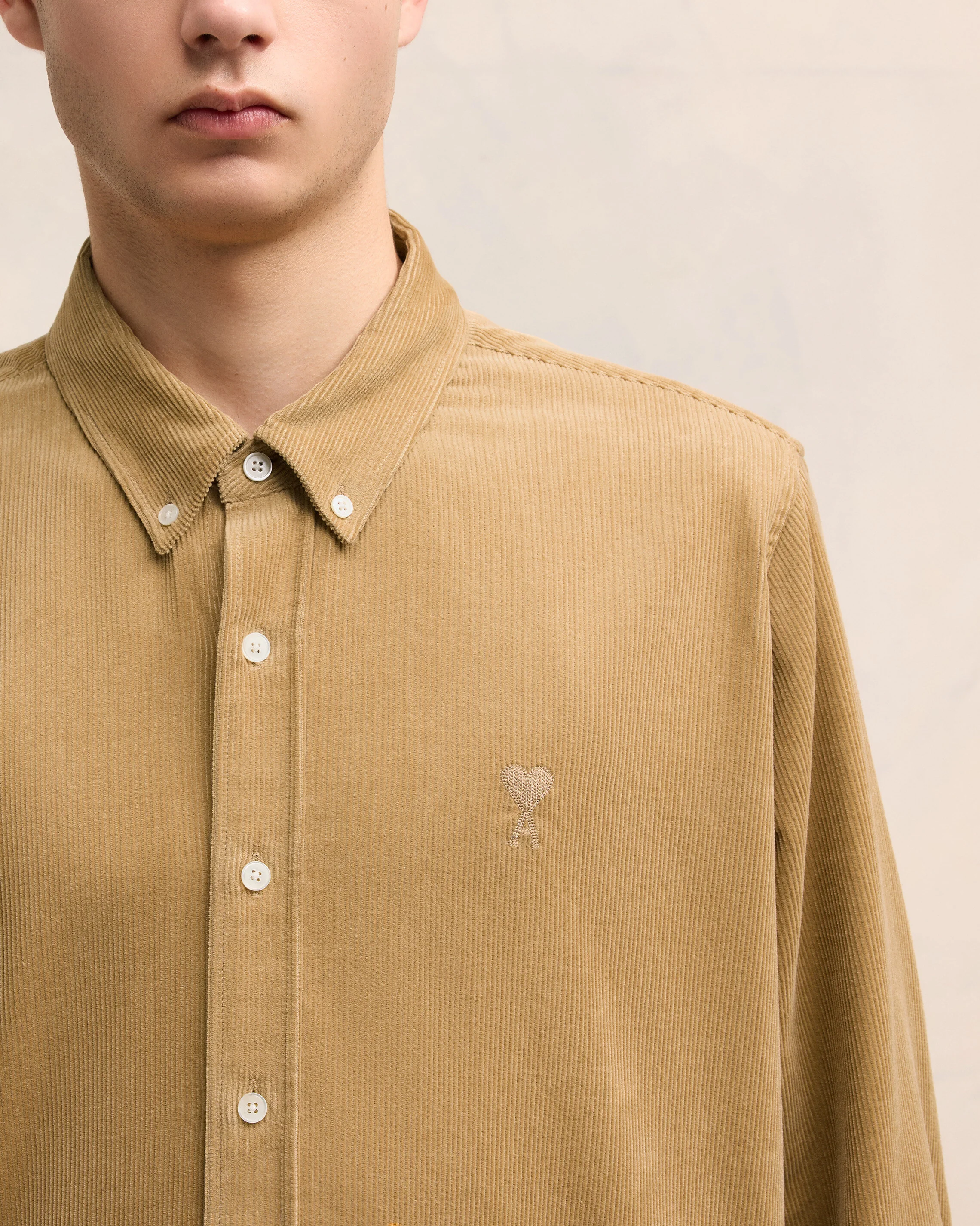 Sand Classic Fit Shirt - leoleo123123