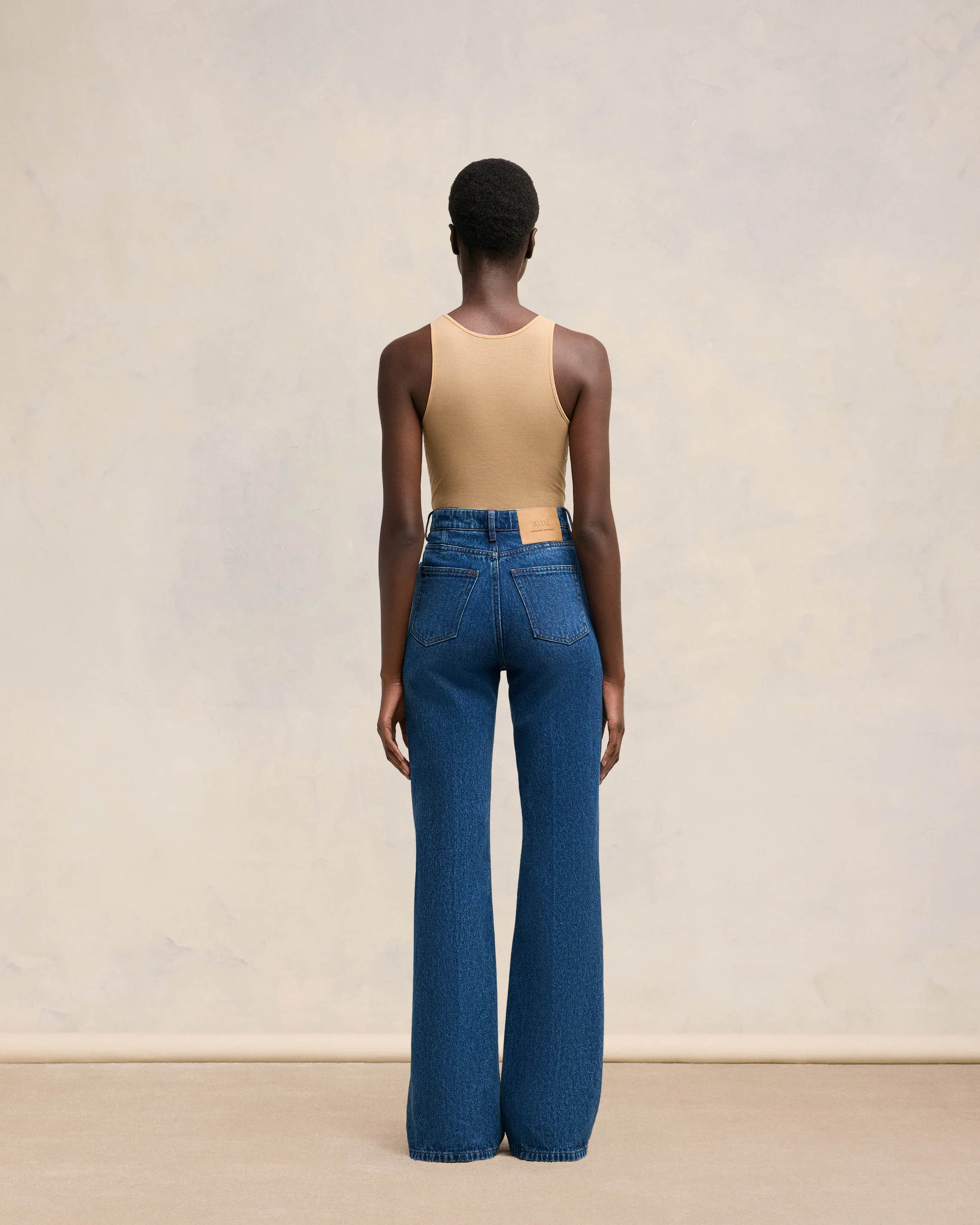 Jean Coupe Flare Bleu Usé - leoleo123123