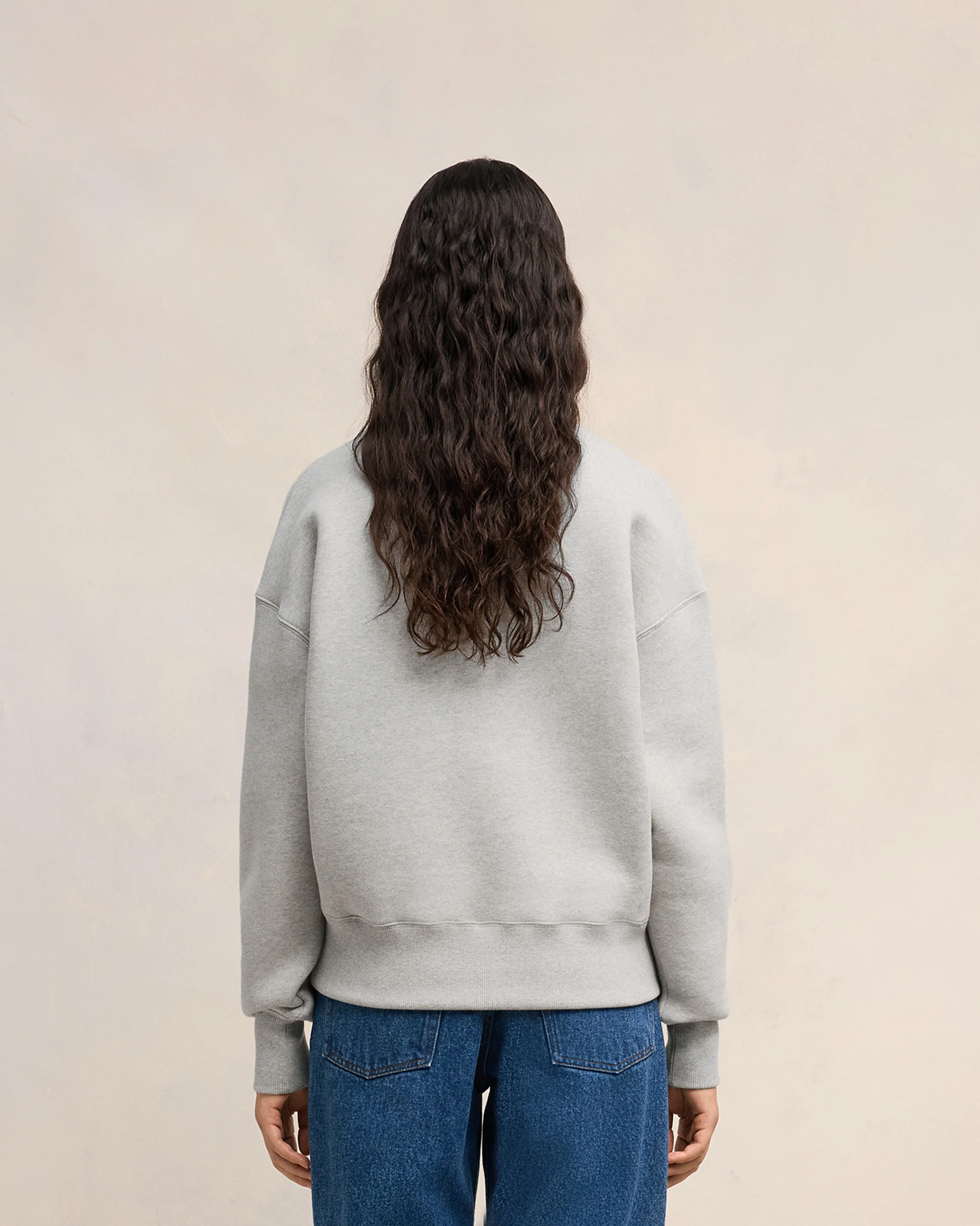 Heather Ash Grey Ami De Coeur Sweatshirt - leoleo123123
