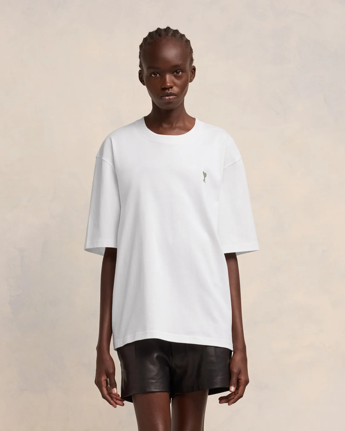 White/Sage Ami De Coeur T-Shirt - leoleo123123