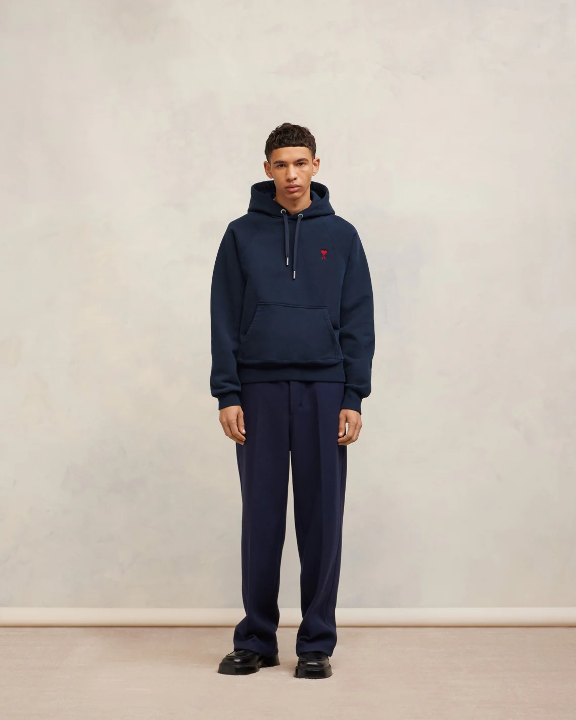 Hoodie Ami De Coeur Bleu Nuit - leoleo123123