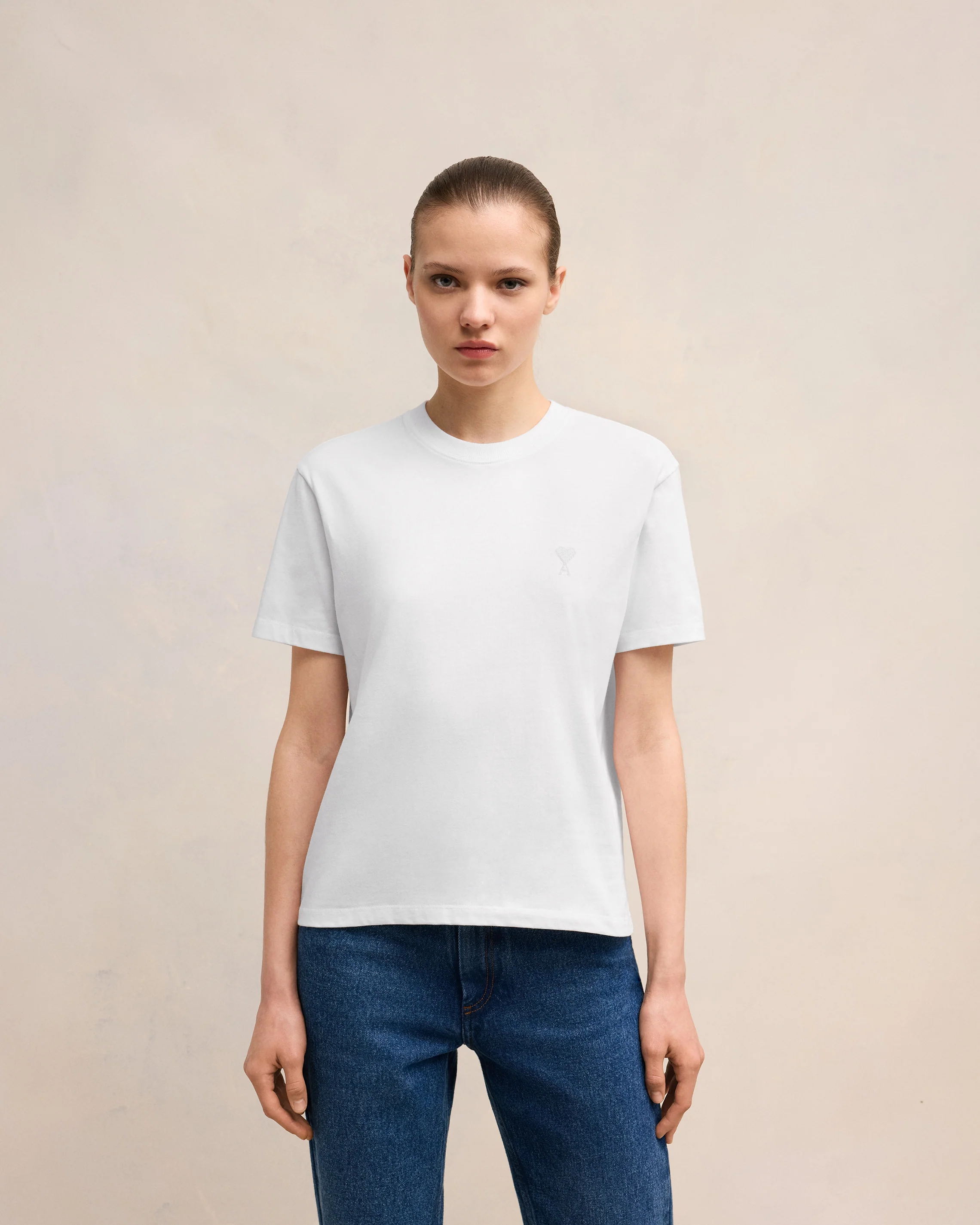 T-Shirt Ami De Coeur Blanc - leoleo123123