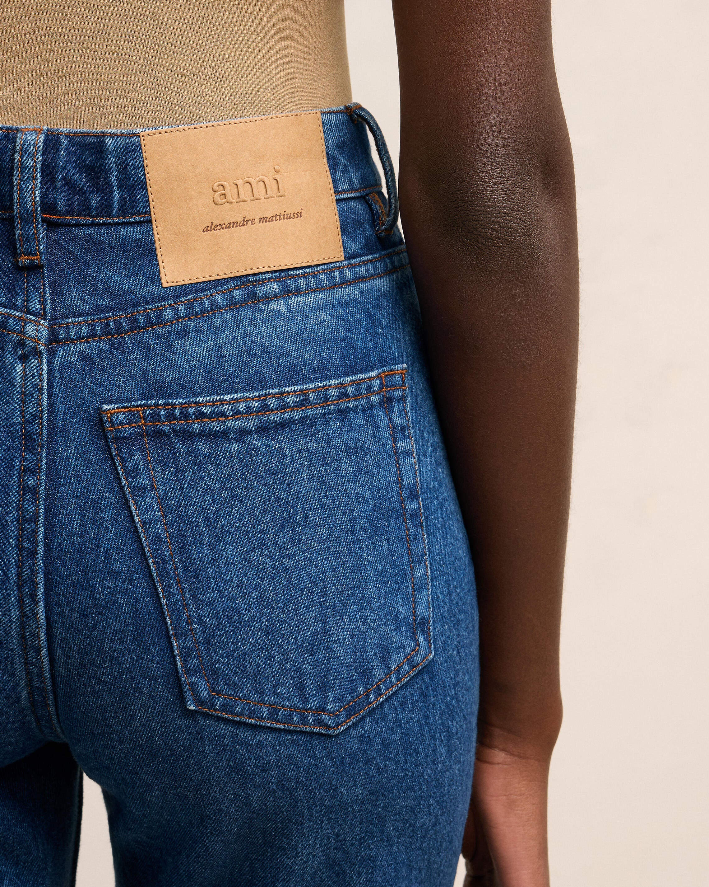 Jean Coupe Flare Bleu Usé - leoleo123123