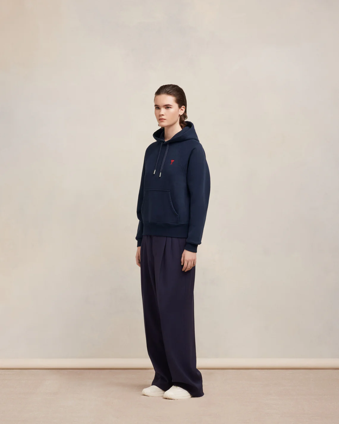 Hoodie Ami De Coeur Bleu Nuit - leoleo123123