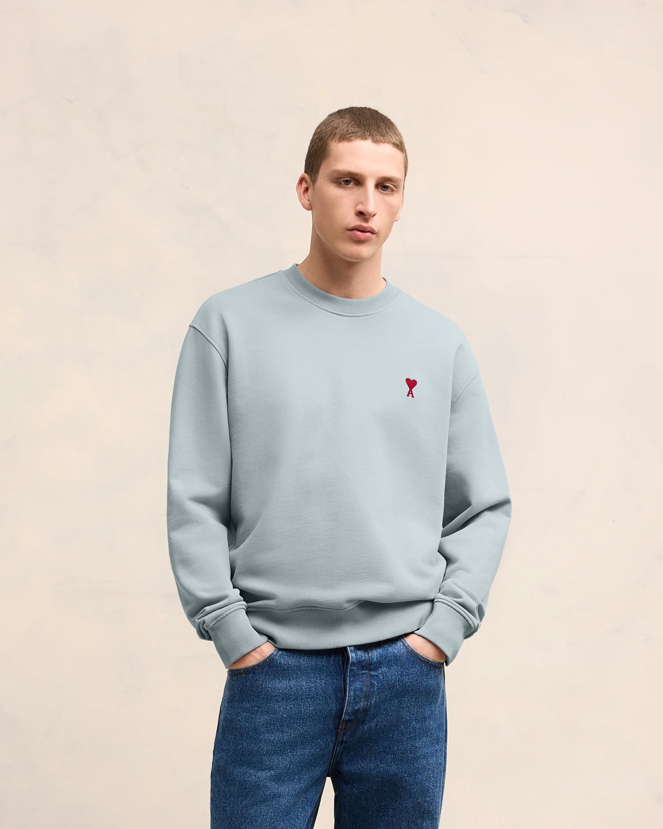 Clay Blue Red Ami De Coeur Sweatshirt - leoleo123123