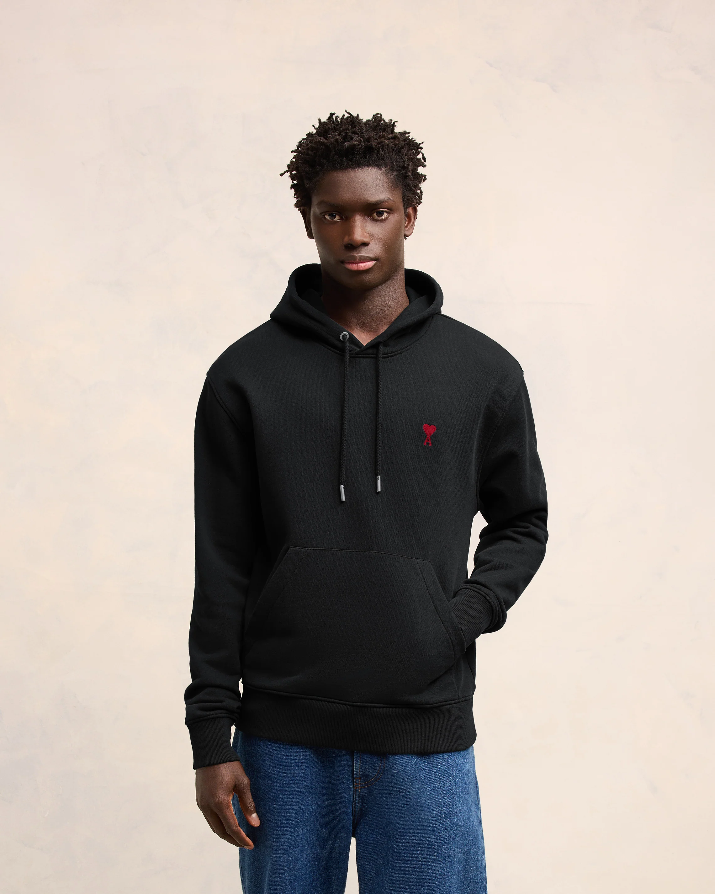 Black Red Ami De Coeur Hoodie - leoleo123123