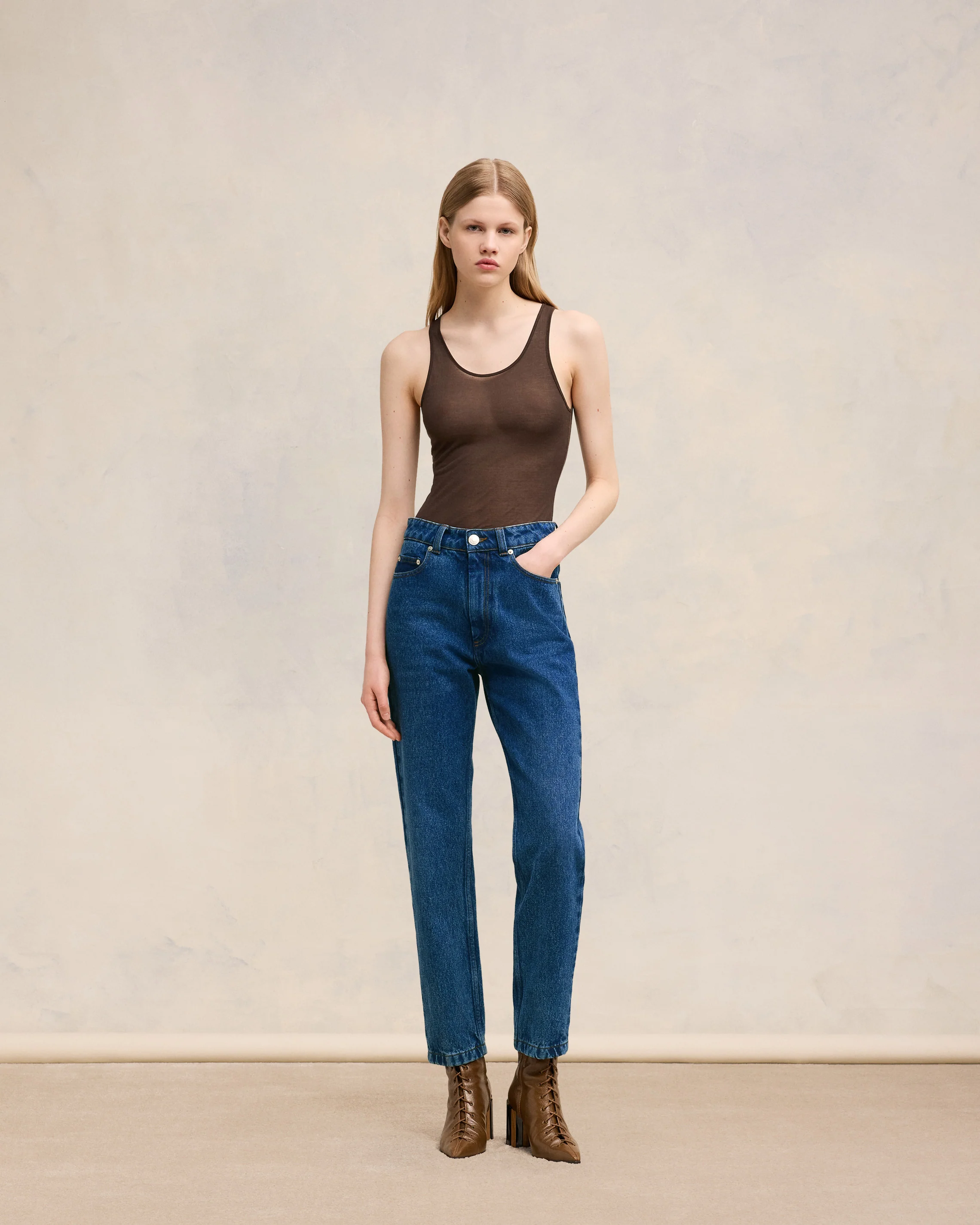 Used Blue Classic Fit Jeans - leoleo123123