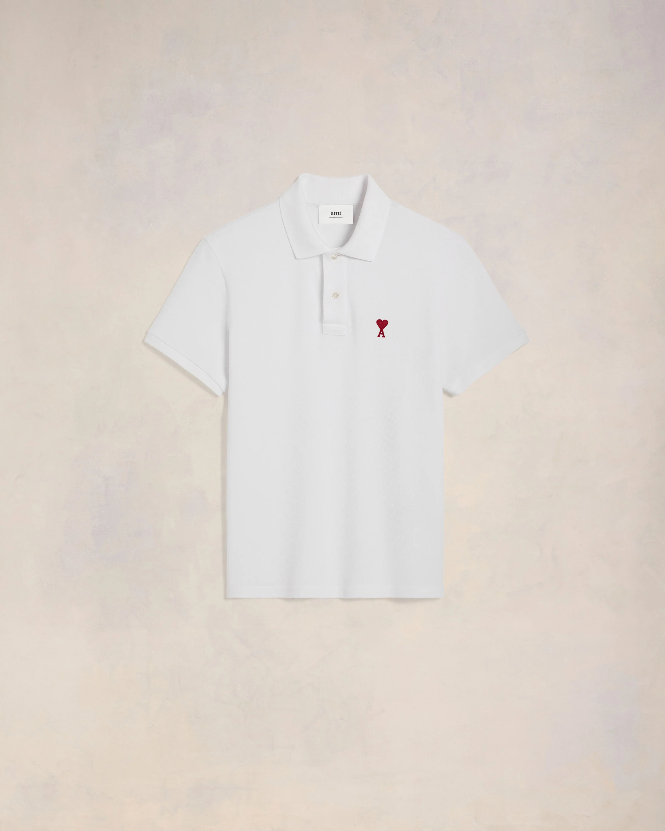 White Polo Shirt | Ami De Coeur | Ami Paris US - leoleo123123