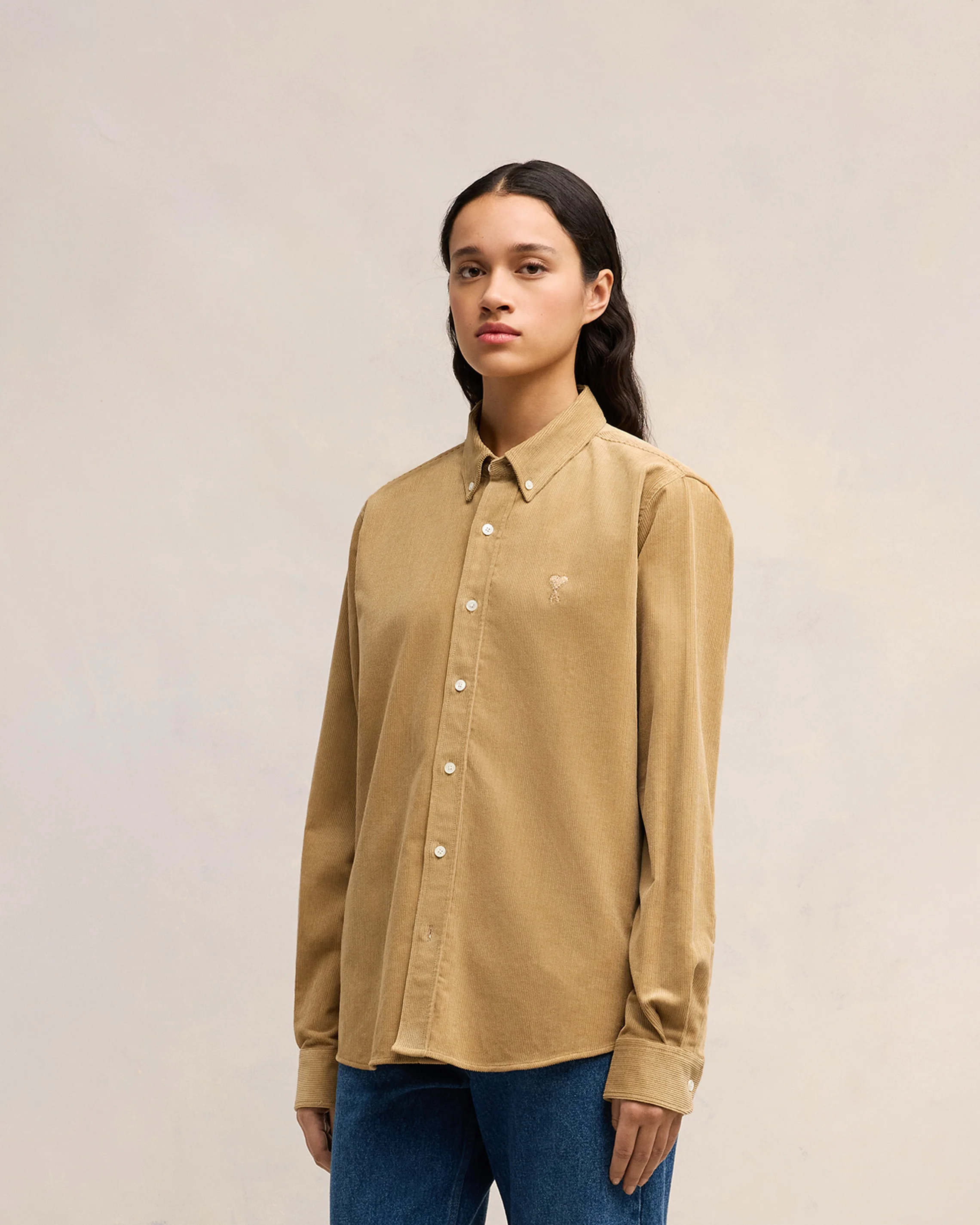 Sand Classic Fit Shirt - leoleo123123