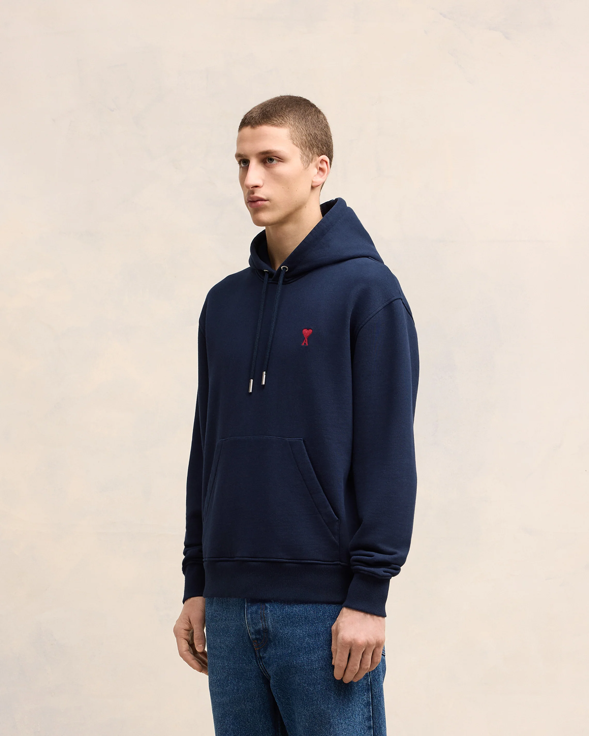 Night Blue Red Ami De Coeur Hoodie - leoleo123123