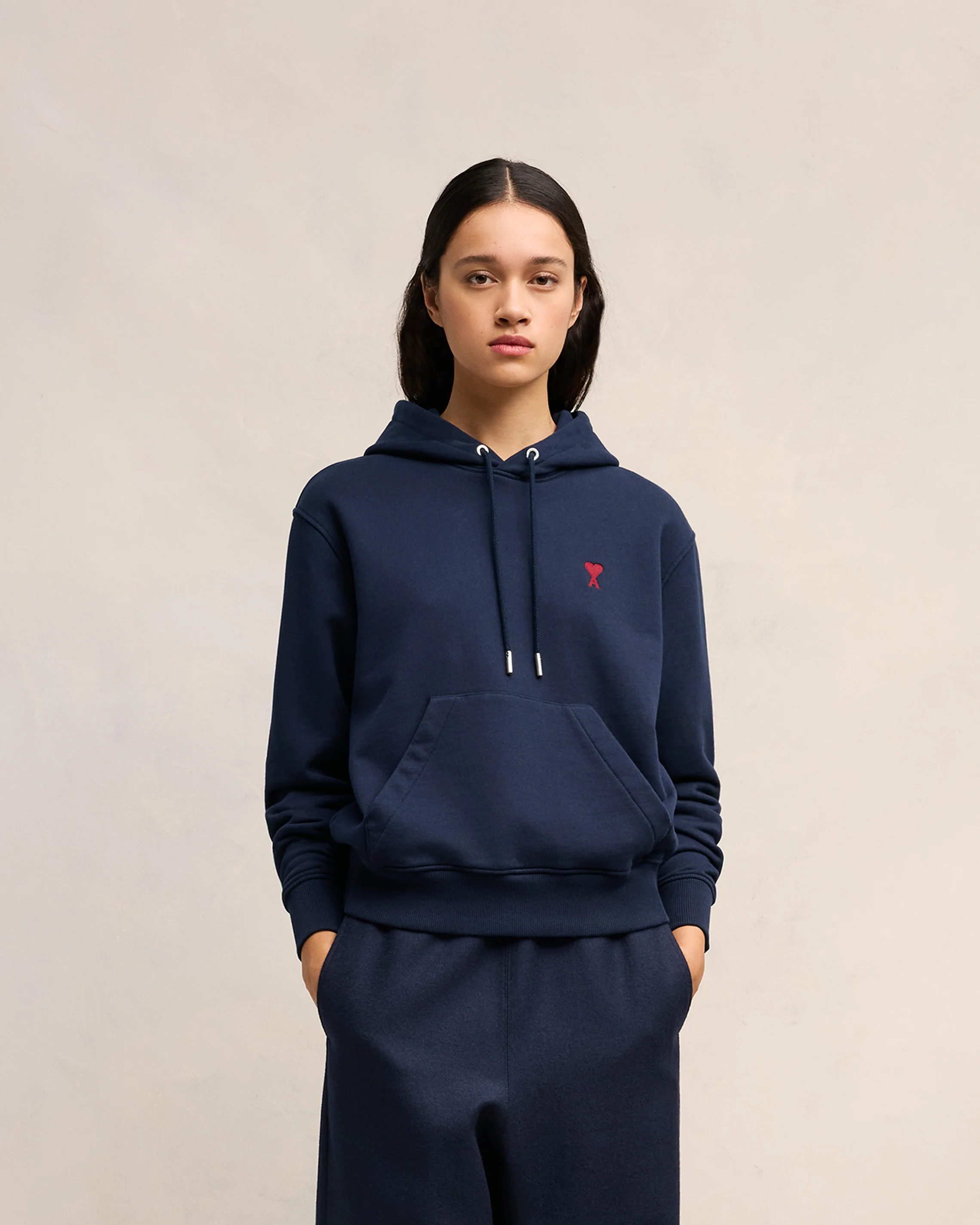 Night Blue Red Ami De Coeur Hoodie - leoleo123123