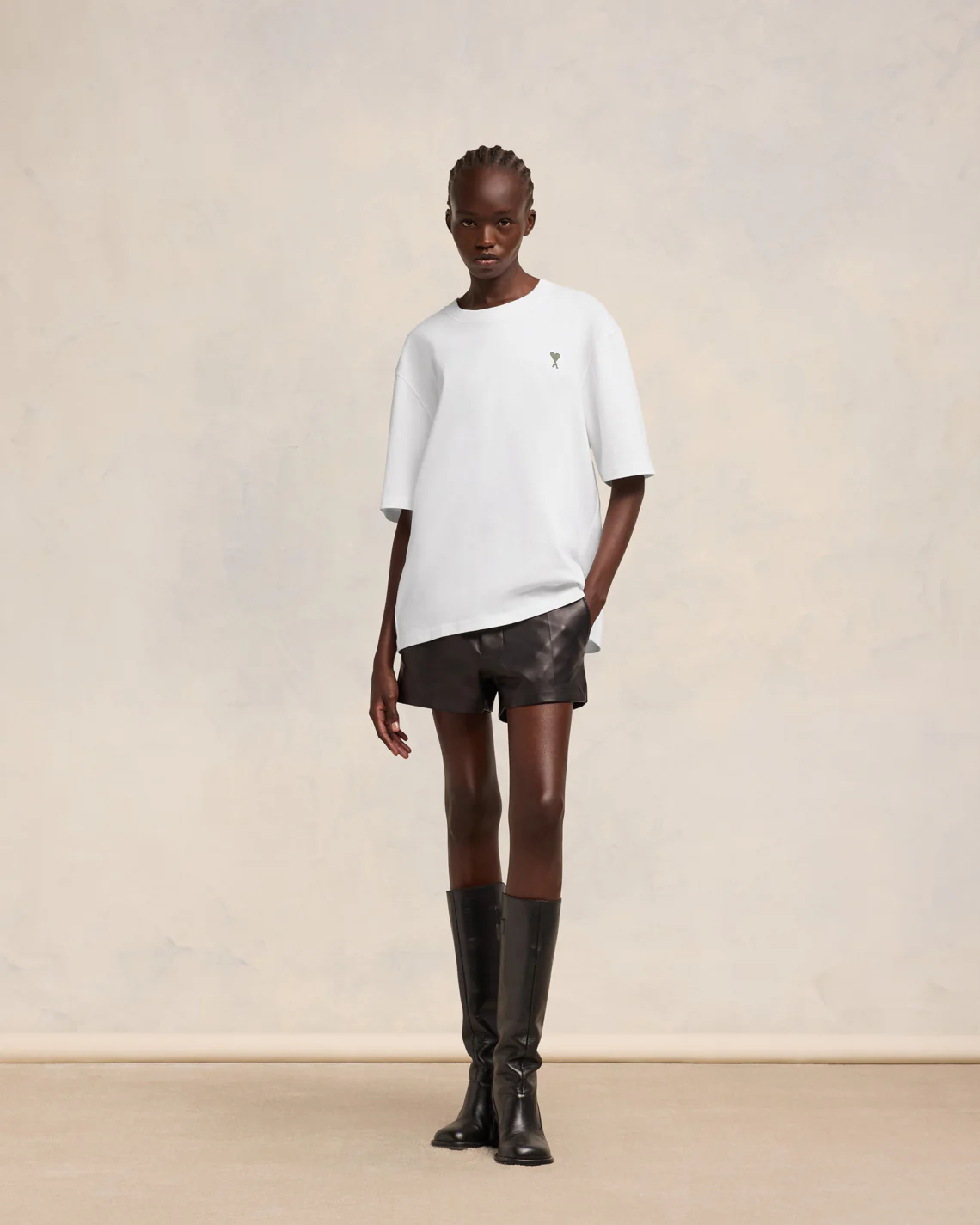 White/Sage Ami De Coeur T-Shirt - leoleo123123