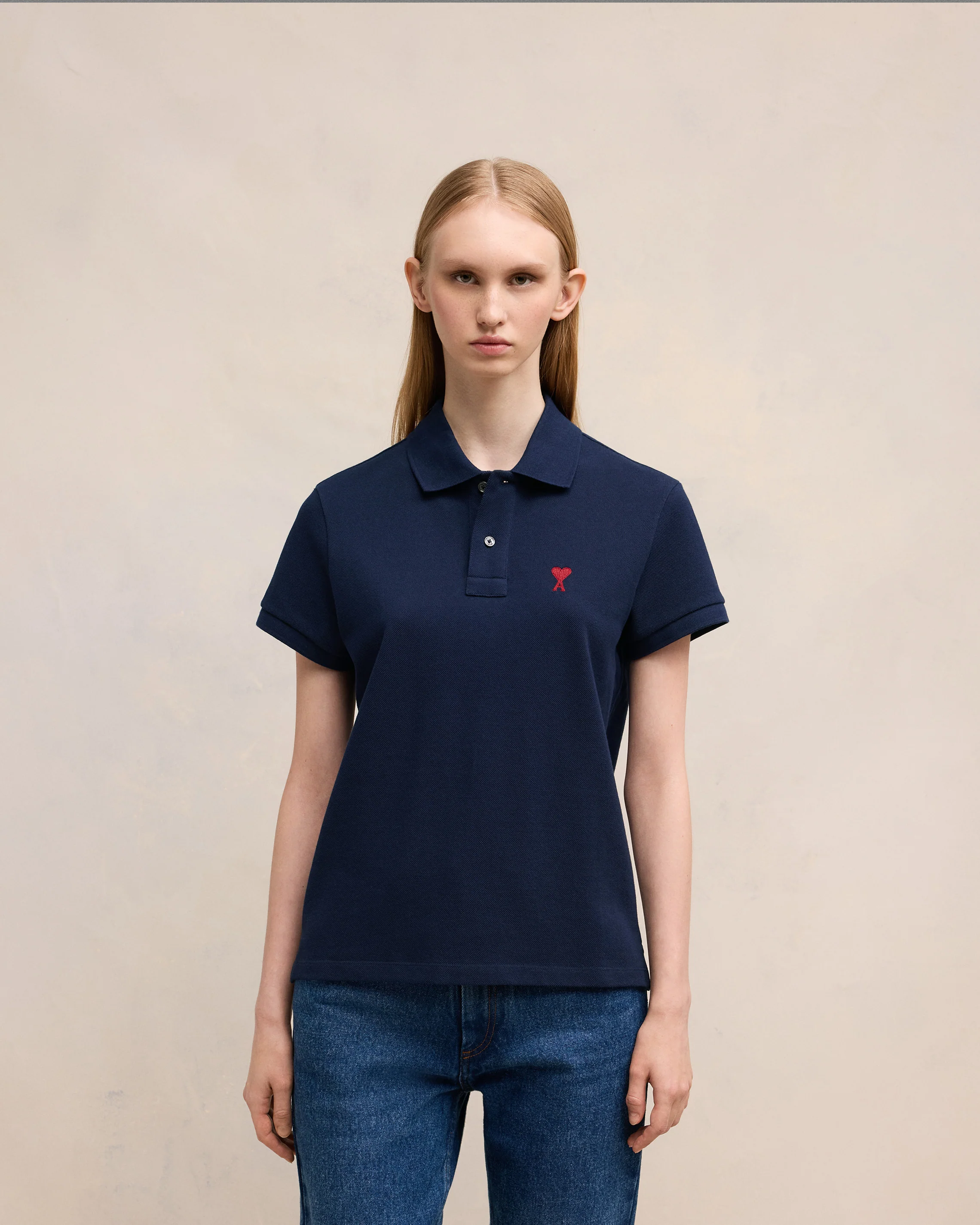 Night Blue Ami De Coeur Polo Shirt - leoleo123123