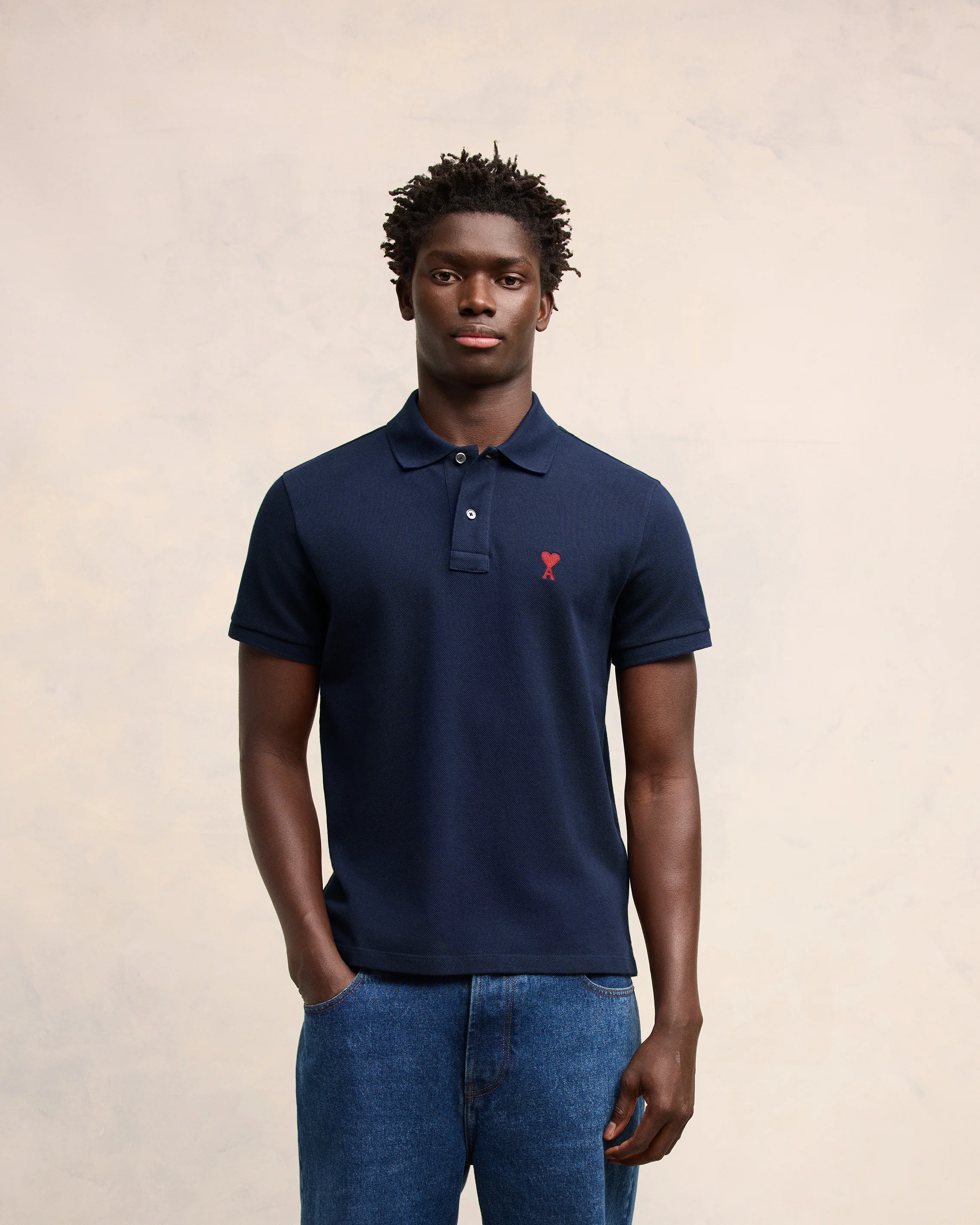 Night Blue Ami De Coeur Polo Shirt - leoleo123123