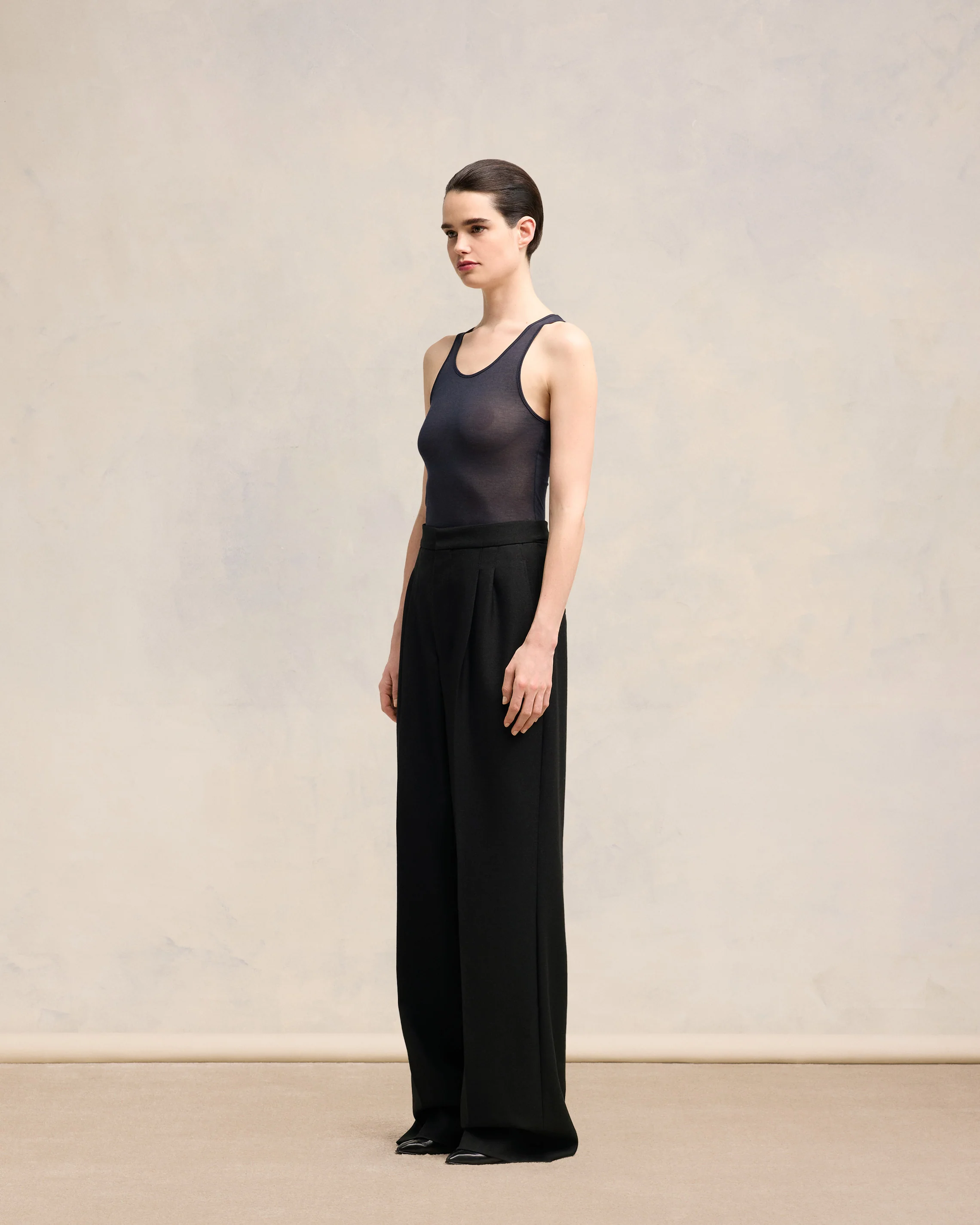 Wide-Leg Wool Pants | Ami Paris US - leoleo123123