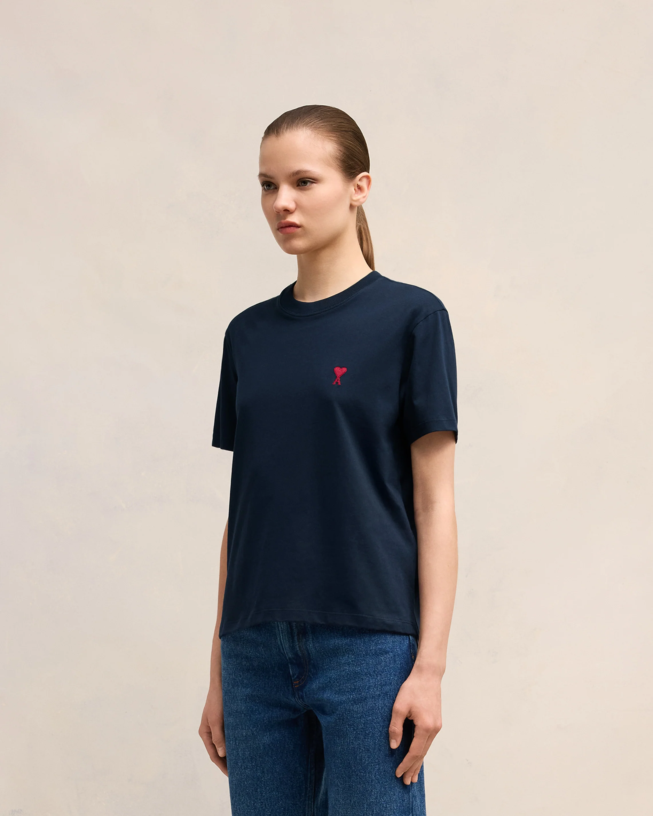 Night Blue Red Ami De Coeur T-Shirt - leoleo123123