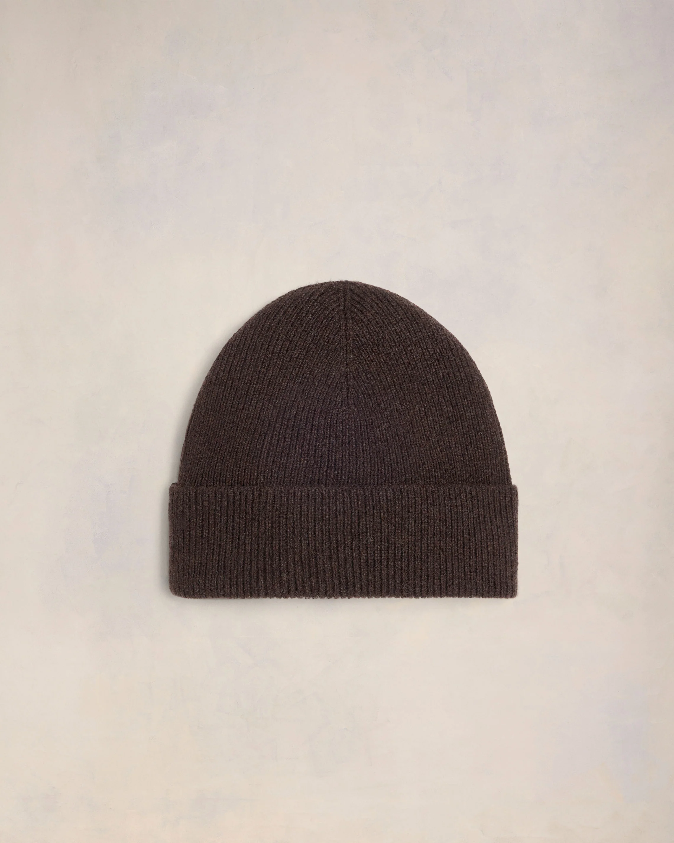 Dark Coffee Cashmere Ami De Coeur Beanie - leoleo123123