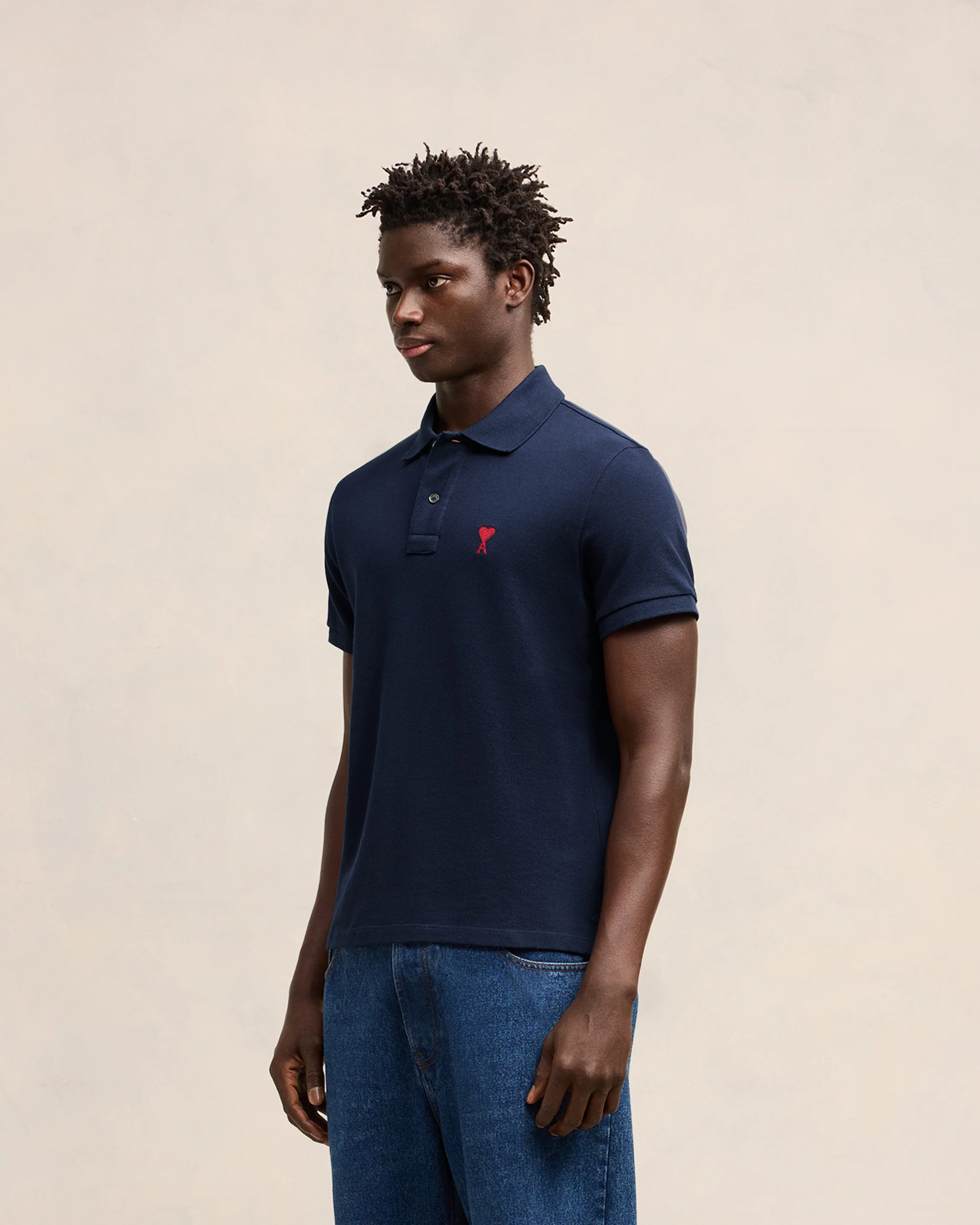 Night Blue Ami De Coeur Polo Shirt - leoleo123123