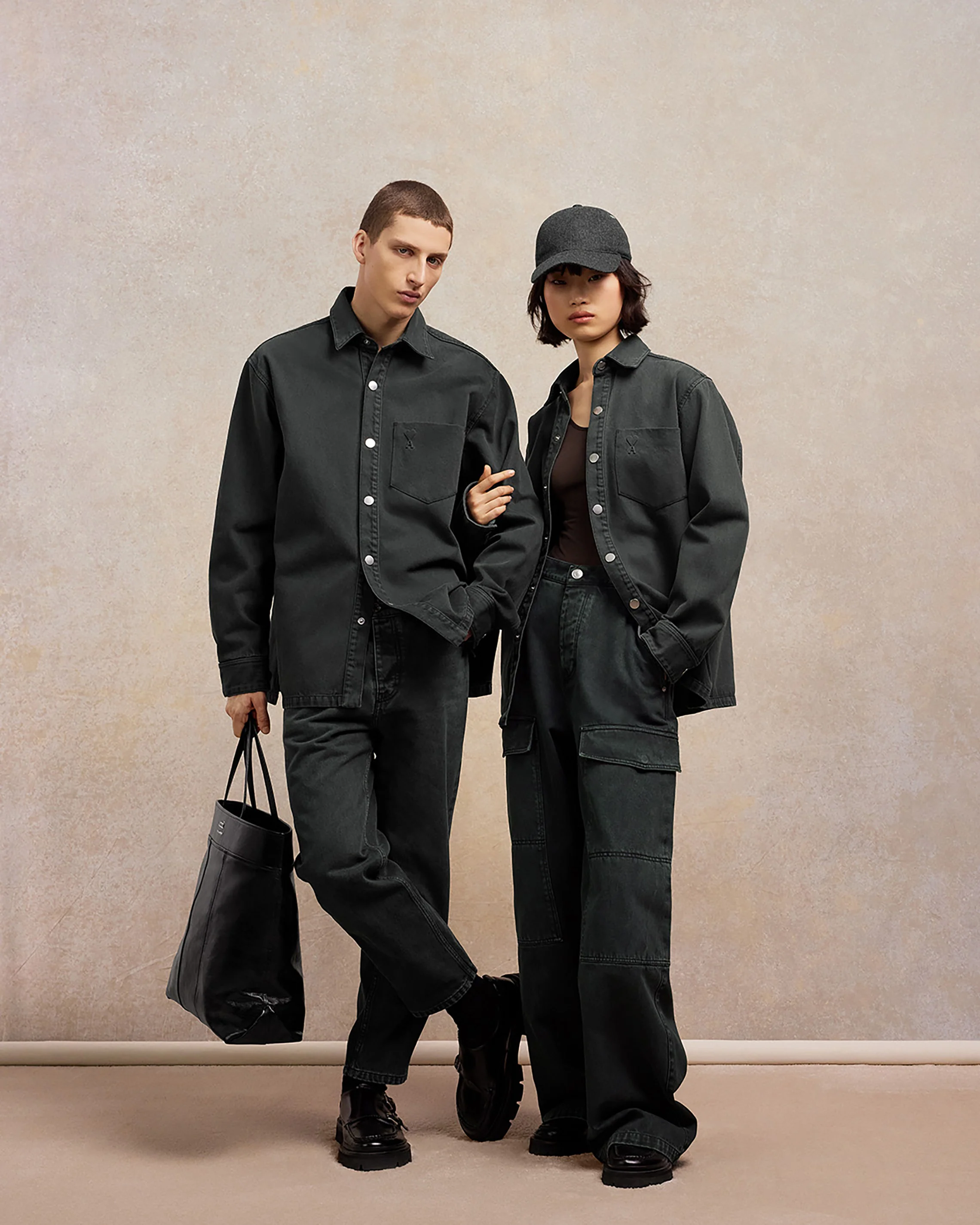 Black Ami De Coeur Overshirt - leoleo123123