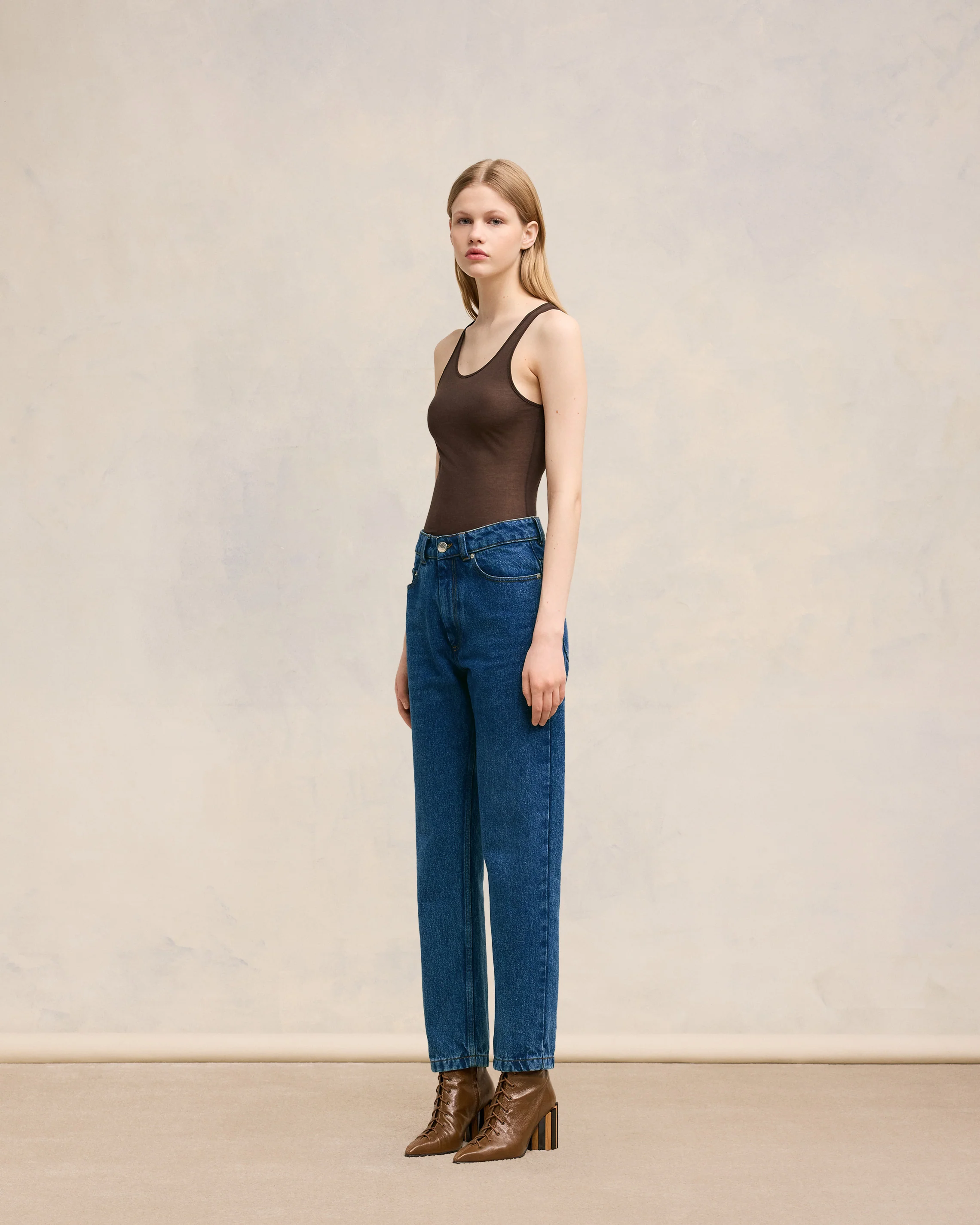 Used Blue Classic Fit Jeans - leoleo123123