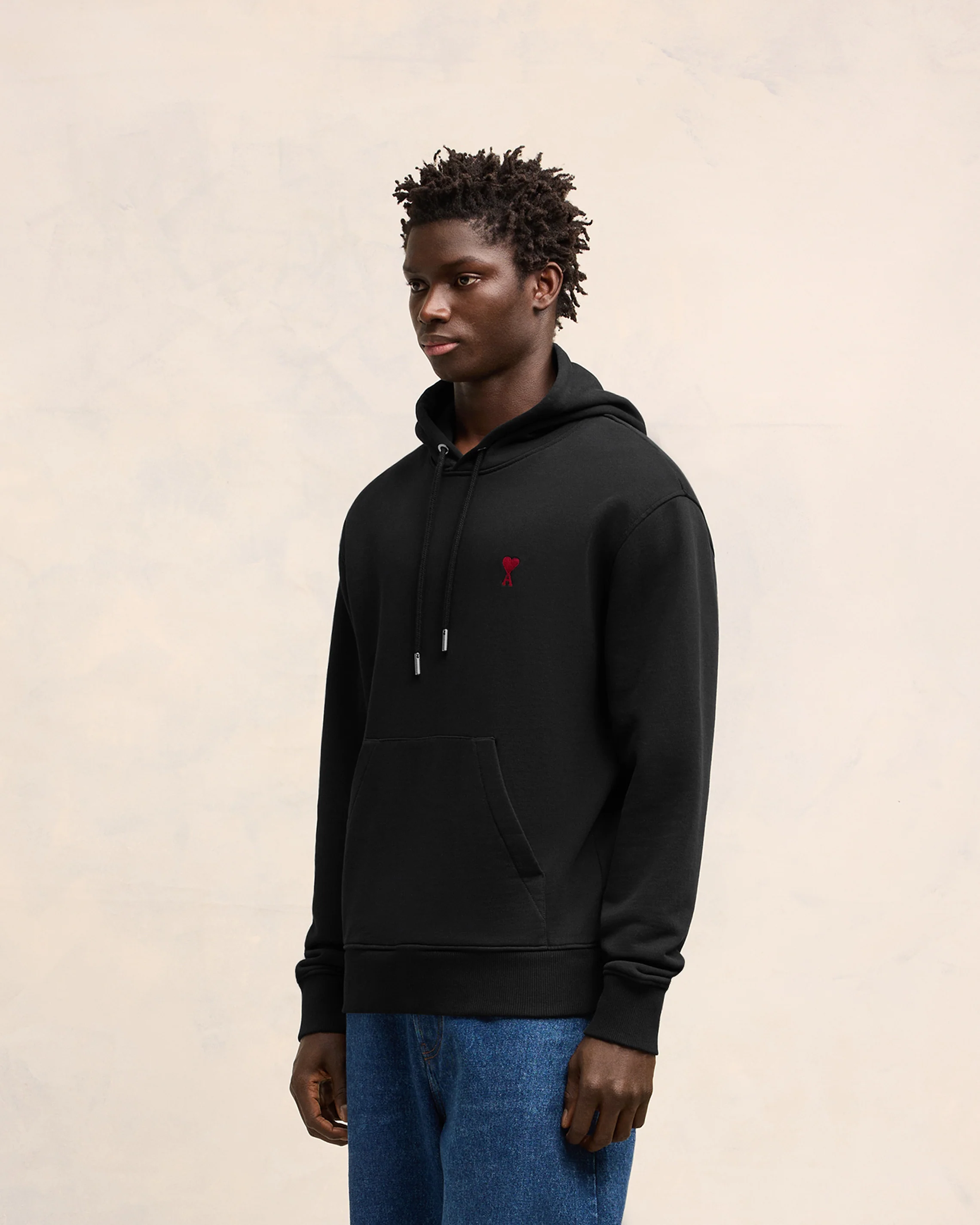 Black Red Ami De Coeur Hoodie - leoleo123123