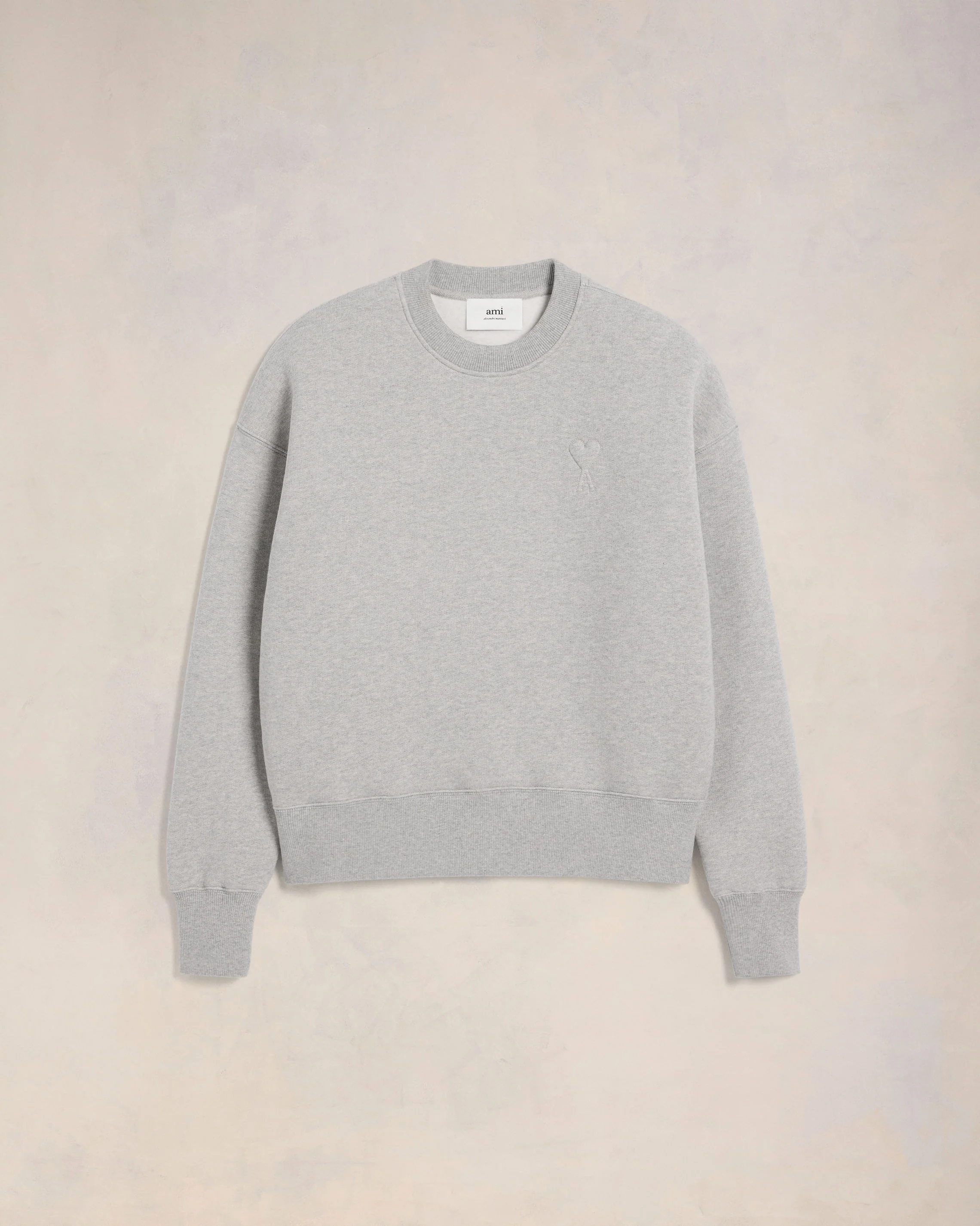 Heather Ash Grey Ami De Coeur Sweatshirt - leoleo123123
