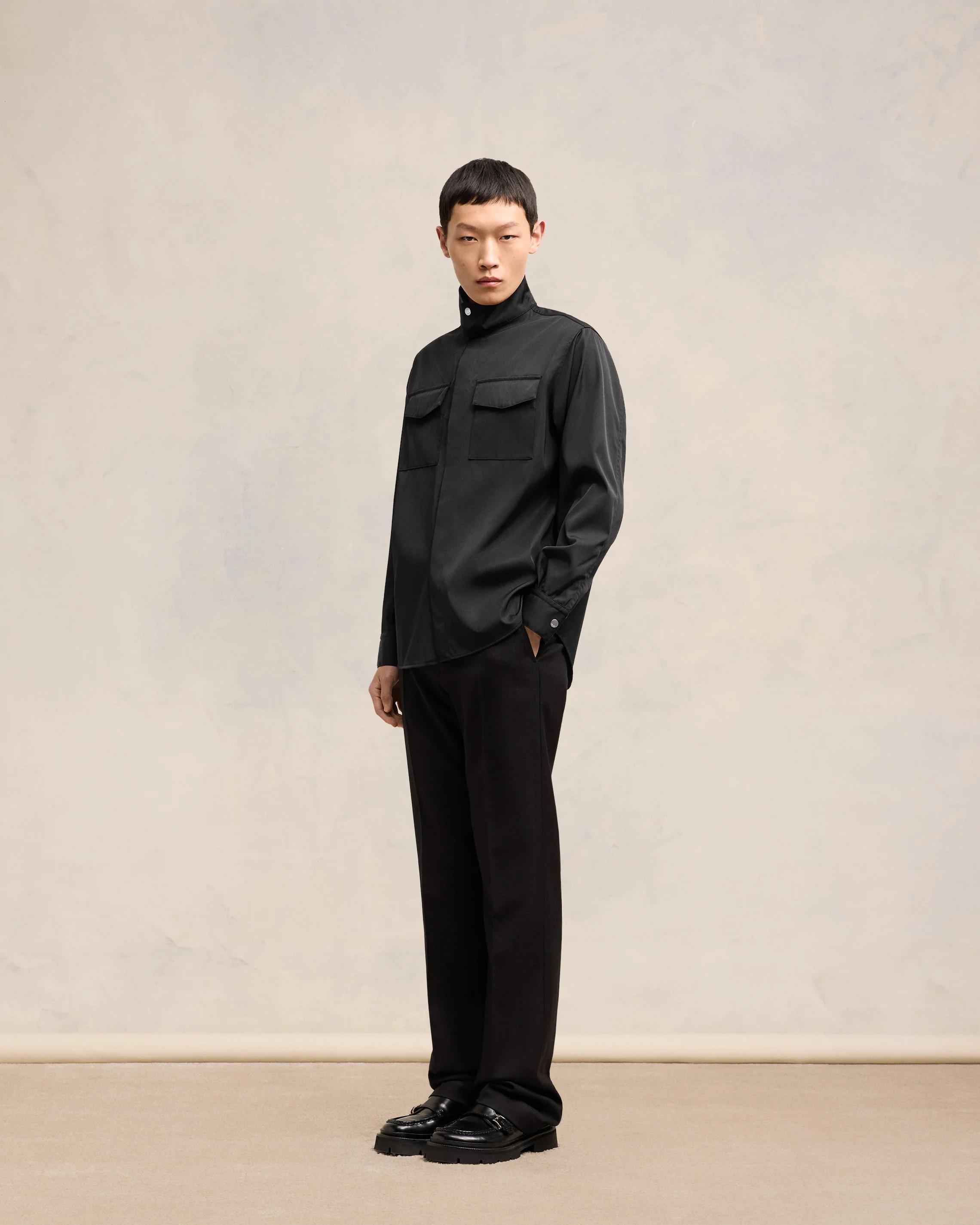 High Collar Shirt | Ami Paris US - leoleo123123