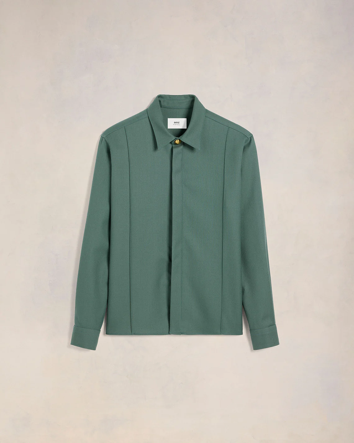 Antique Clay Pintuck Shirt - leoleo123123