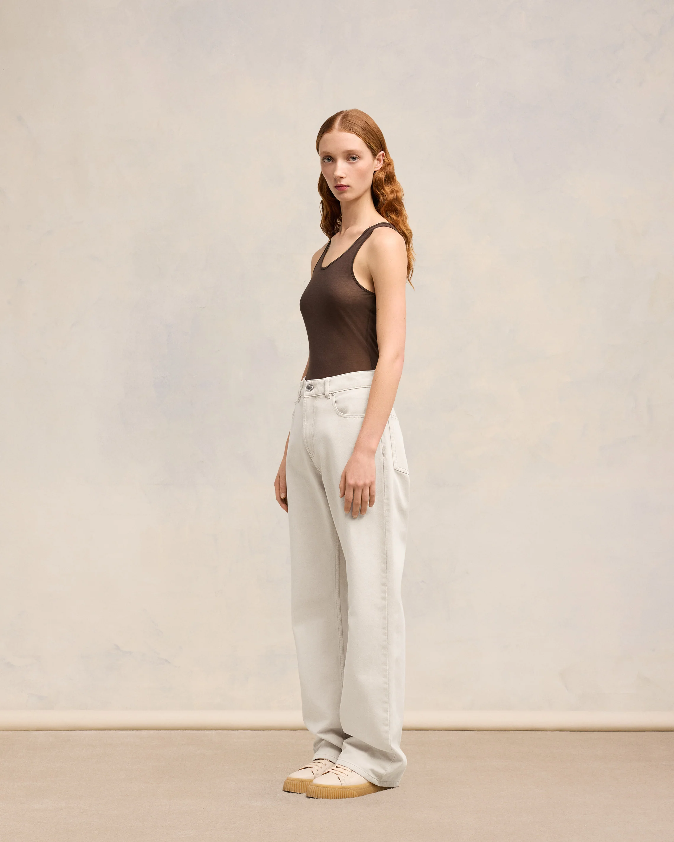 Off White Large Fit Jeans - leoleo123123