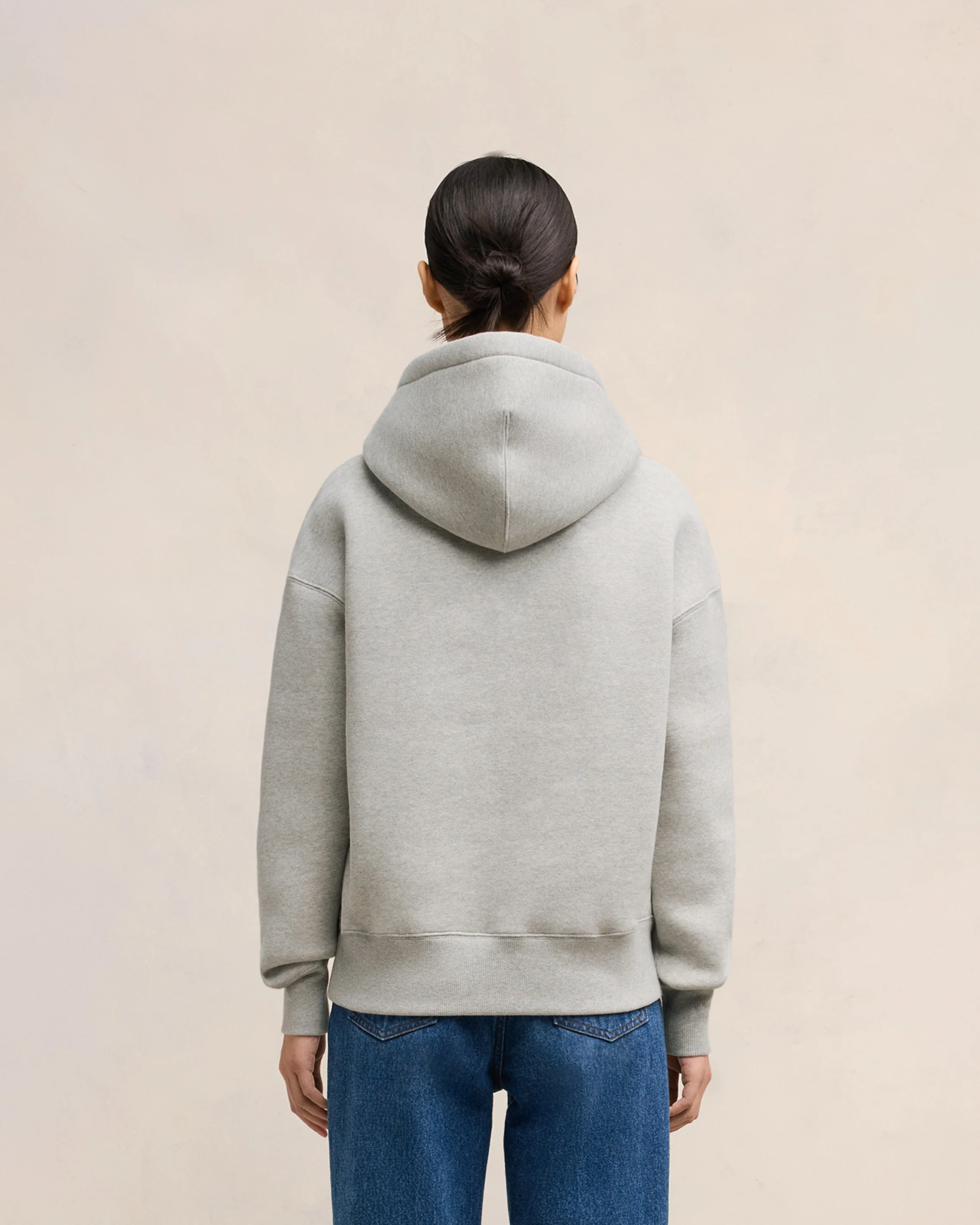 Heather Ash Grey Ami De Coeur Hoodie - leoleo123123