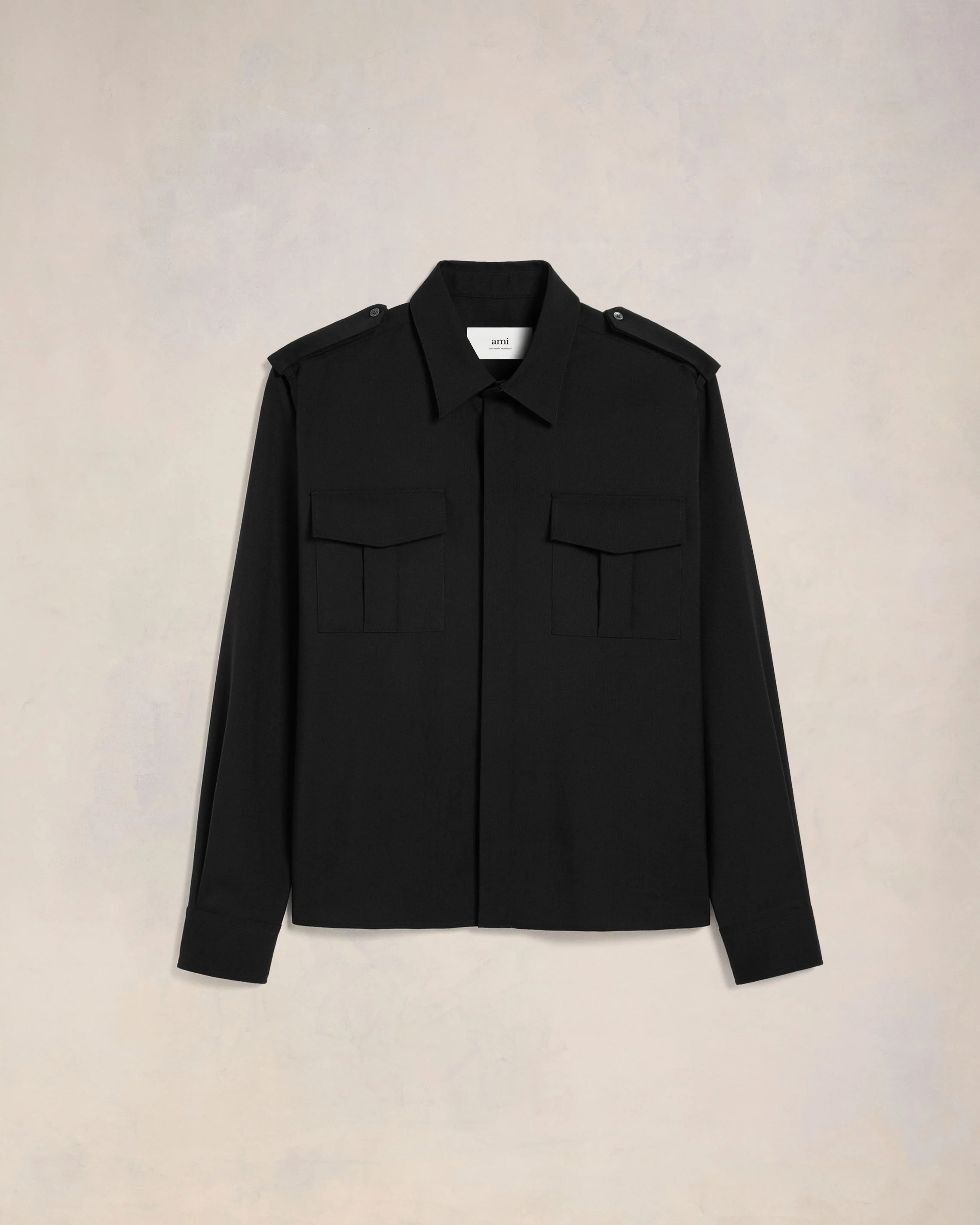 Black Military Shirt - leoleo123123