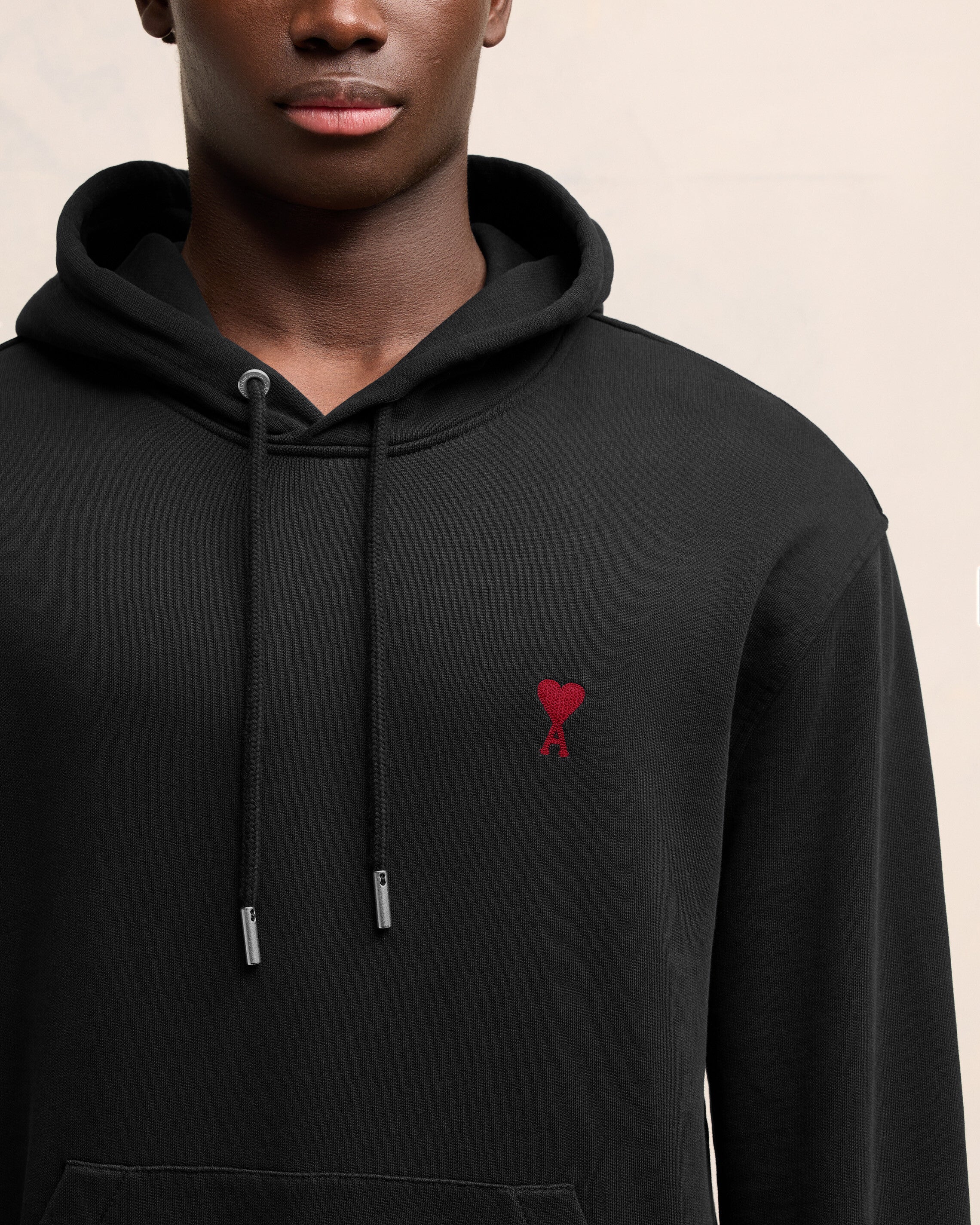 Black Red Ami De Coeur Hoodie - leoleo123123