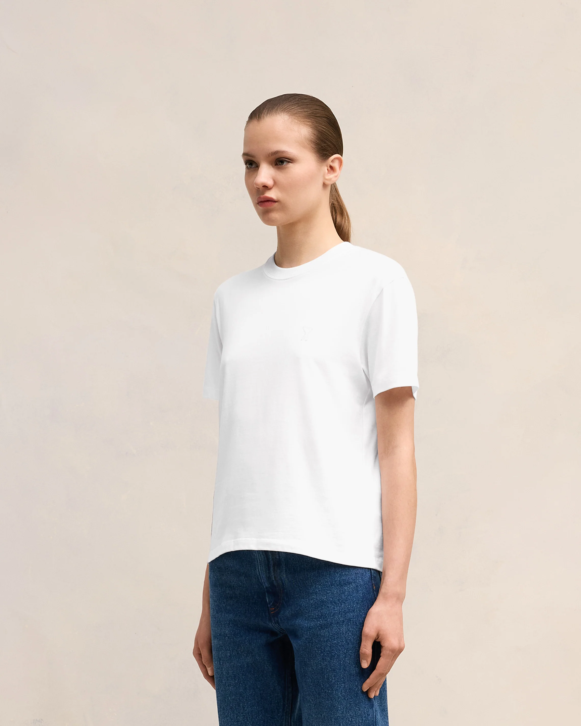 T-Shirt Ami De Coeur Blanc - leoleo123123
