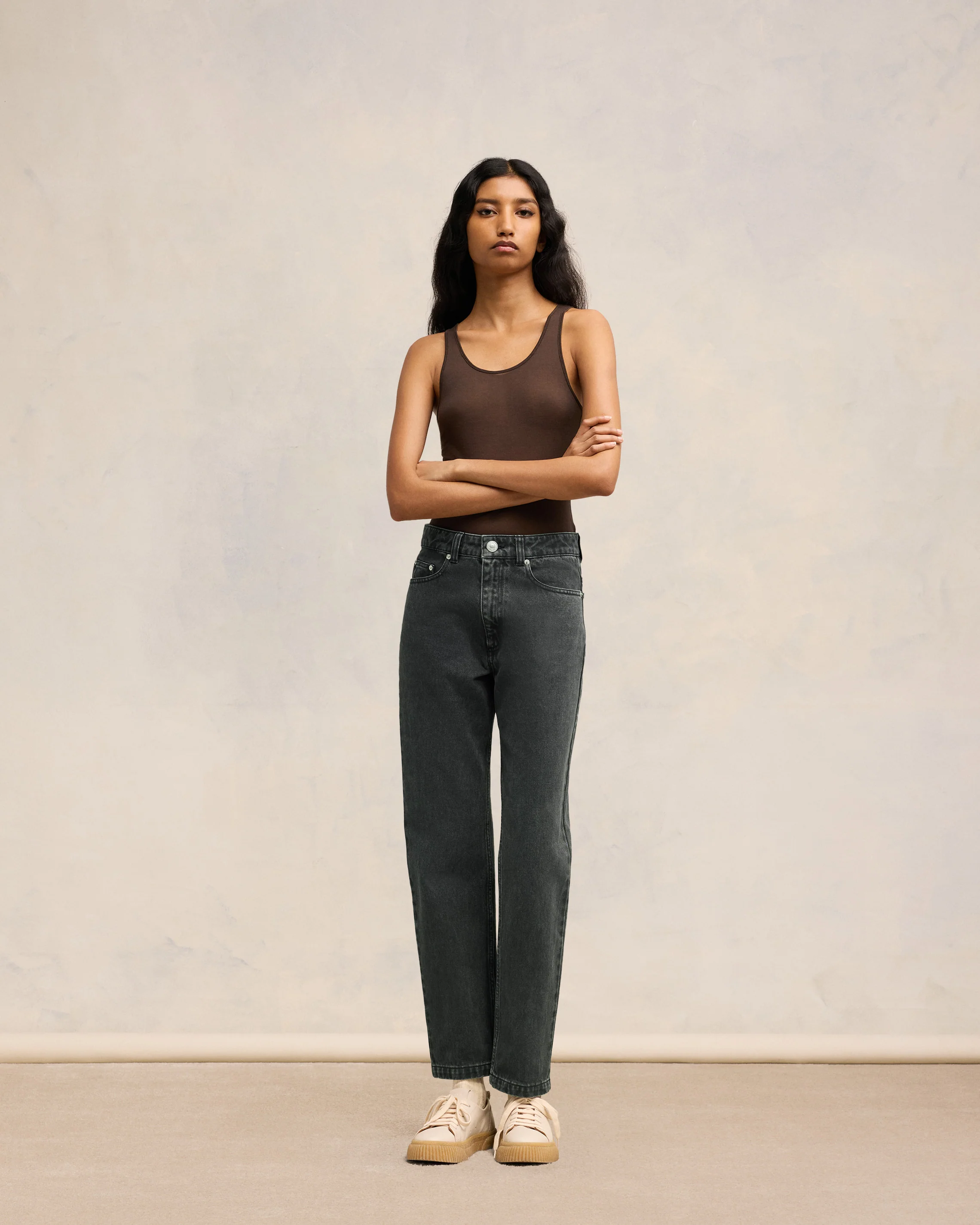 Black Classic Fit Jeans - leoleo123123