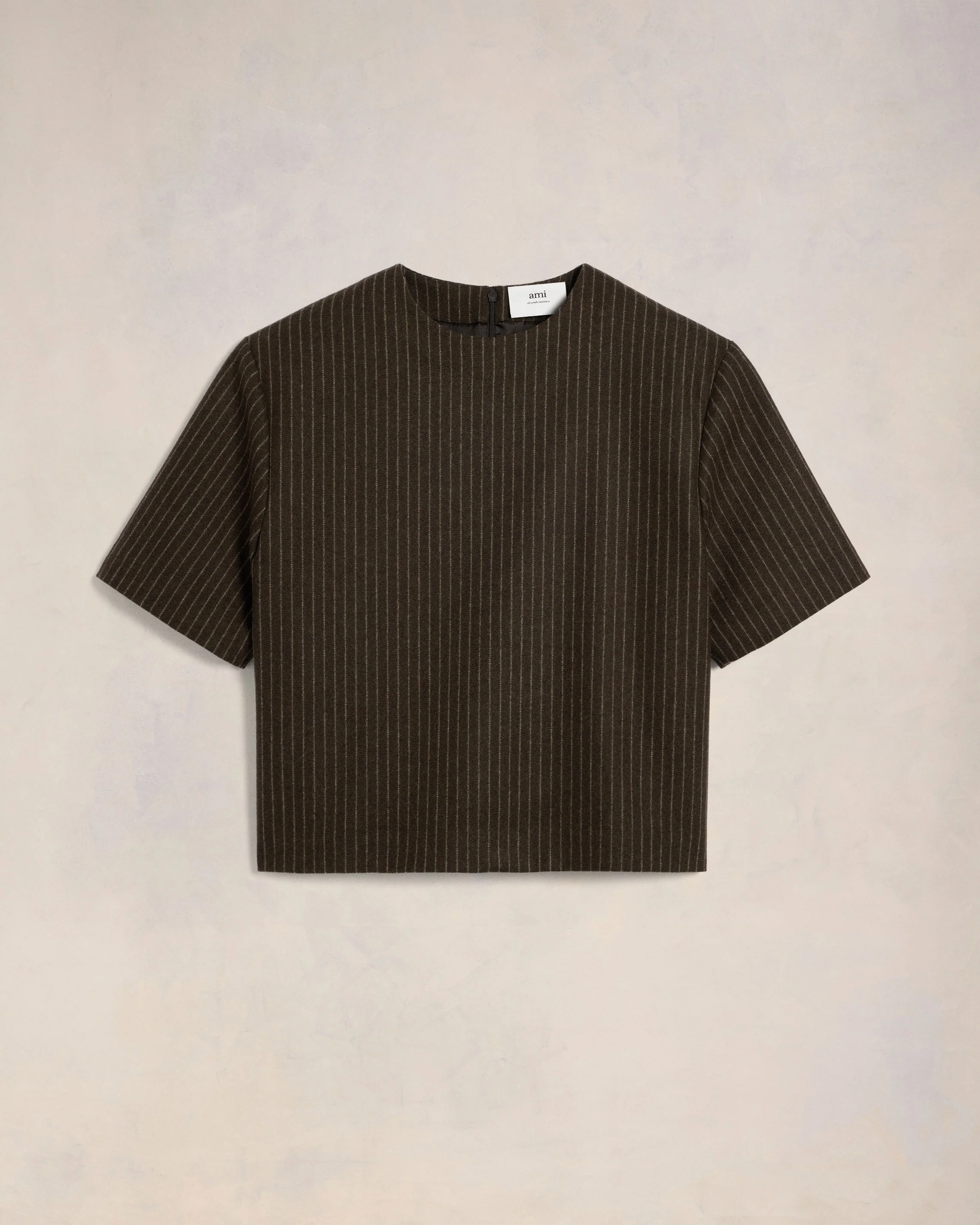 Dark Coffe/Sable Short Sleeve Top - leoleo123123