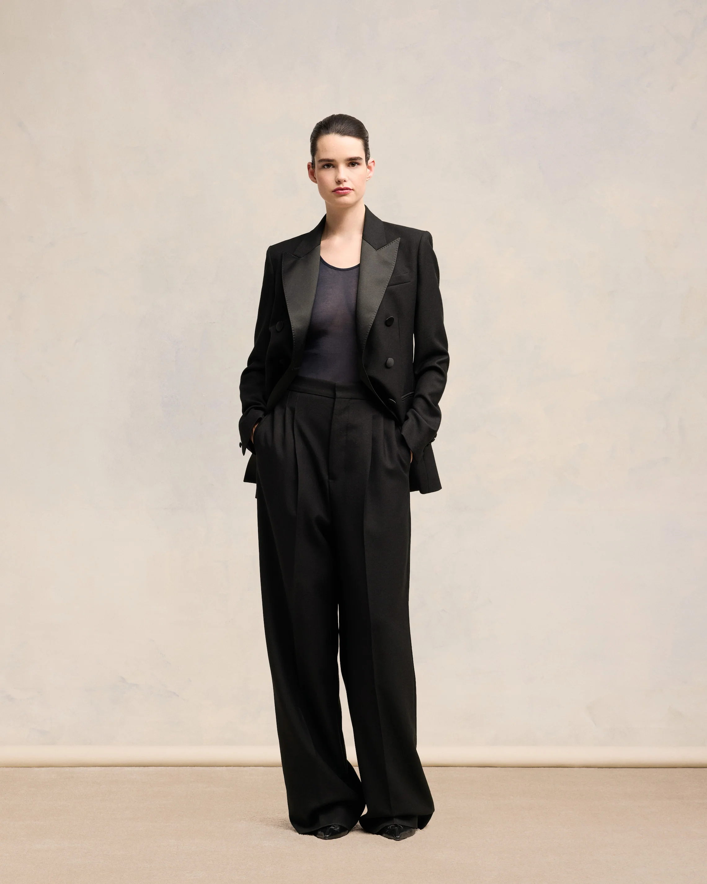 Wide-Leg Wool Pants | Ami Paris US - leoleo123123