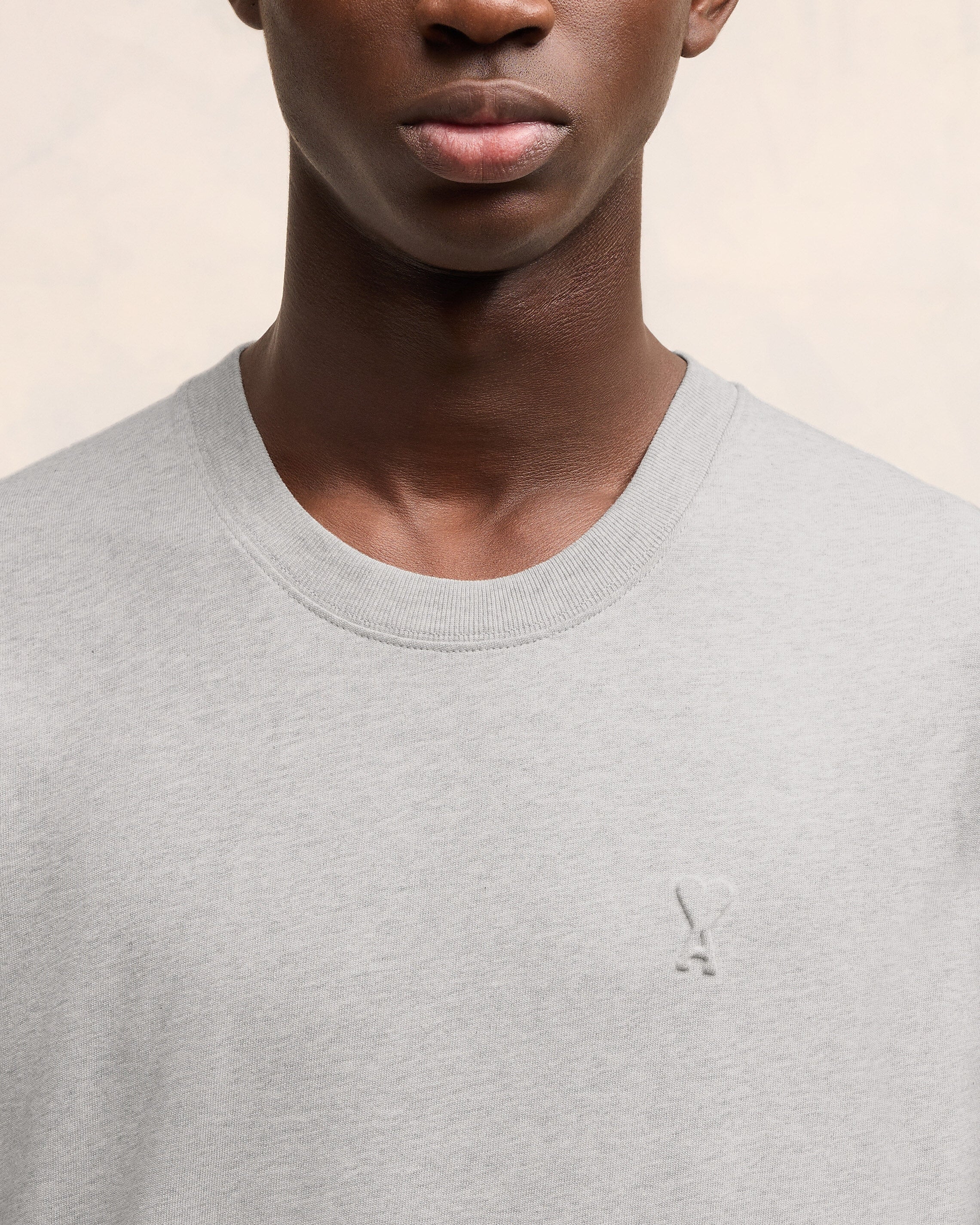 Heather Ash Grey Ami De Coeur T-Shirt - leoleo123123