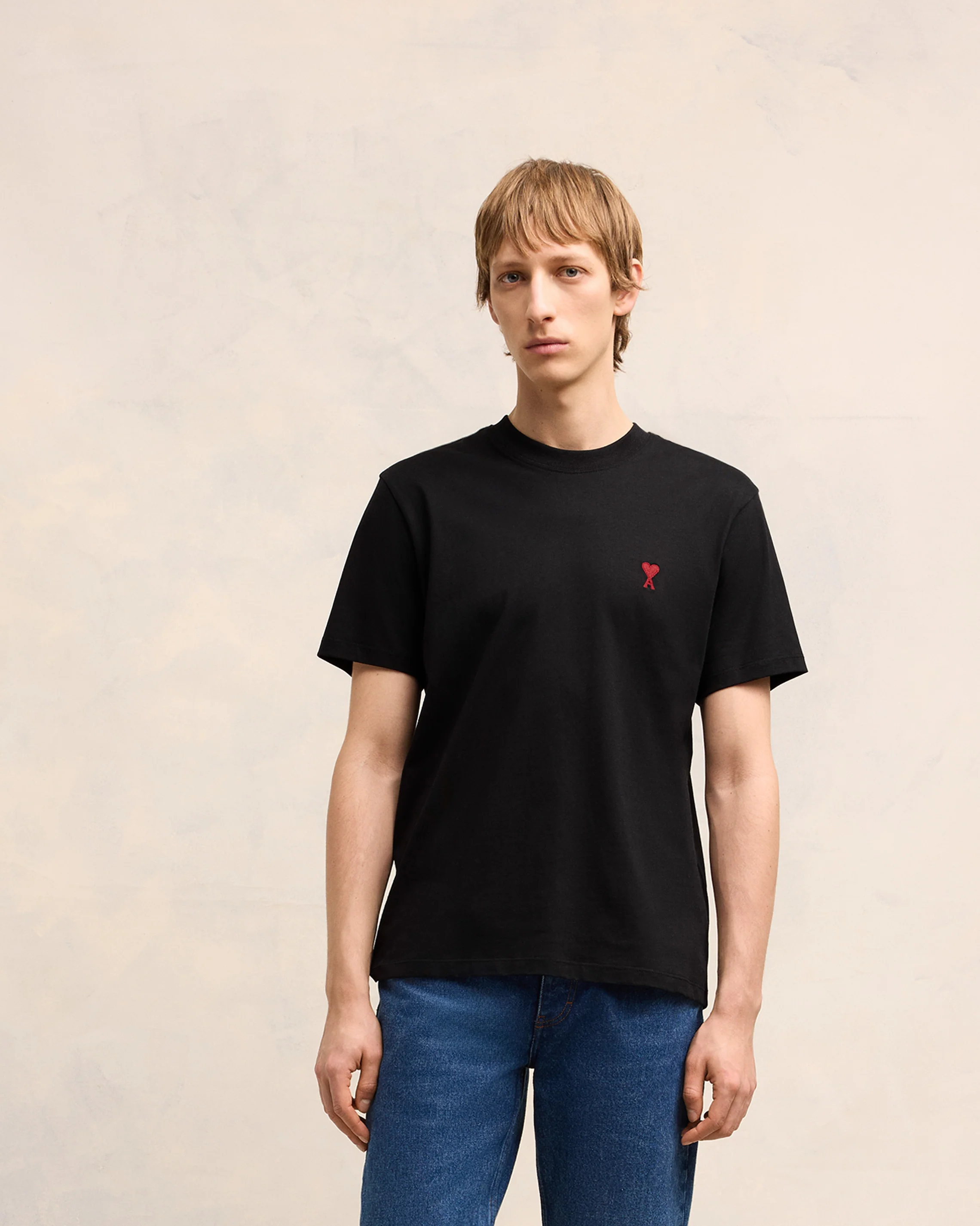 Black Red Ami De Coeur T-Shirt - leoleo123123