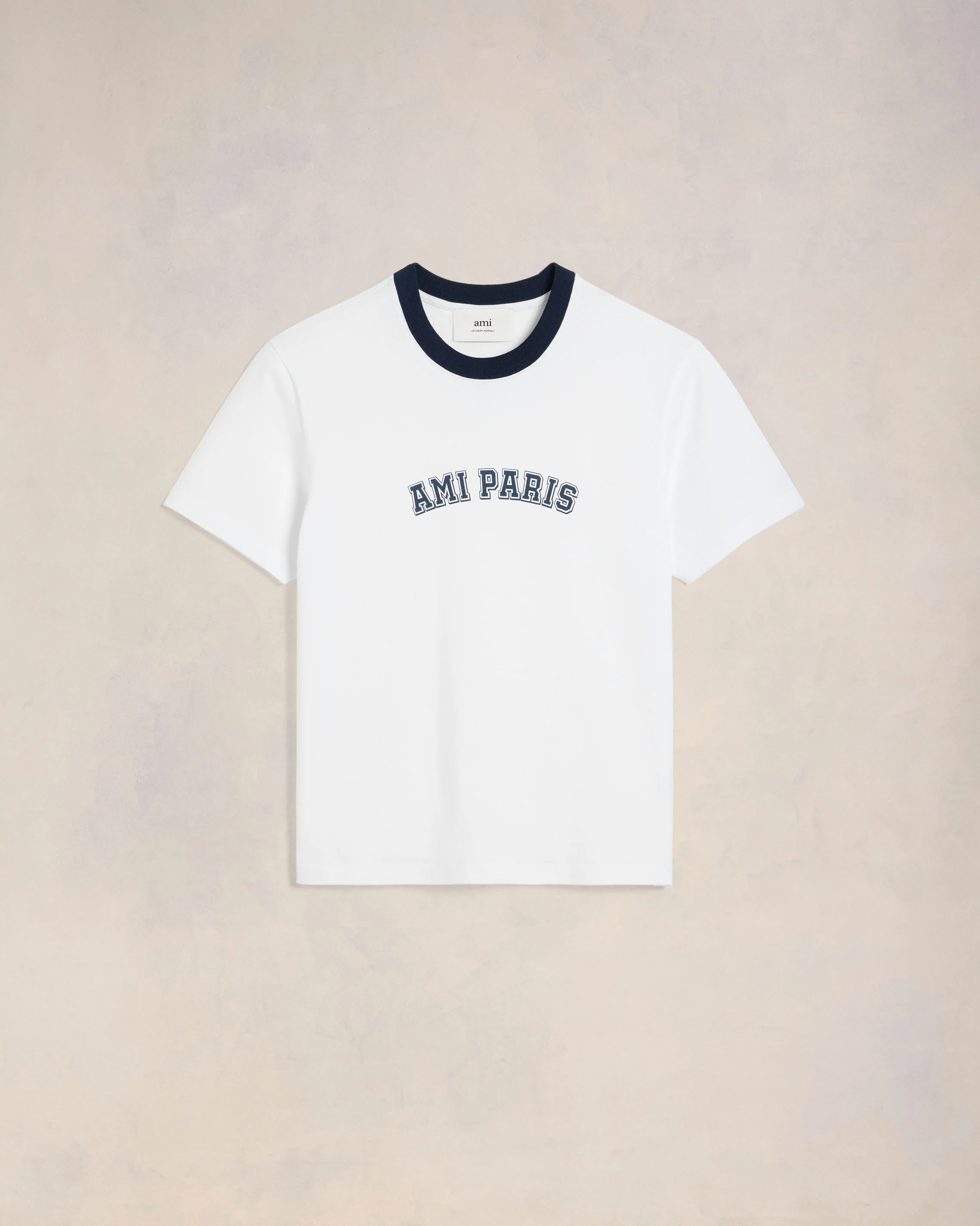Printed white t-shirt | Ami Paris US - leoleo123123